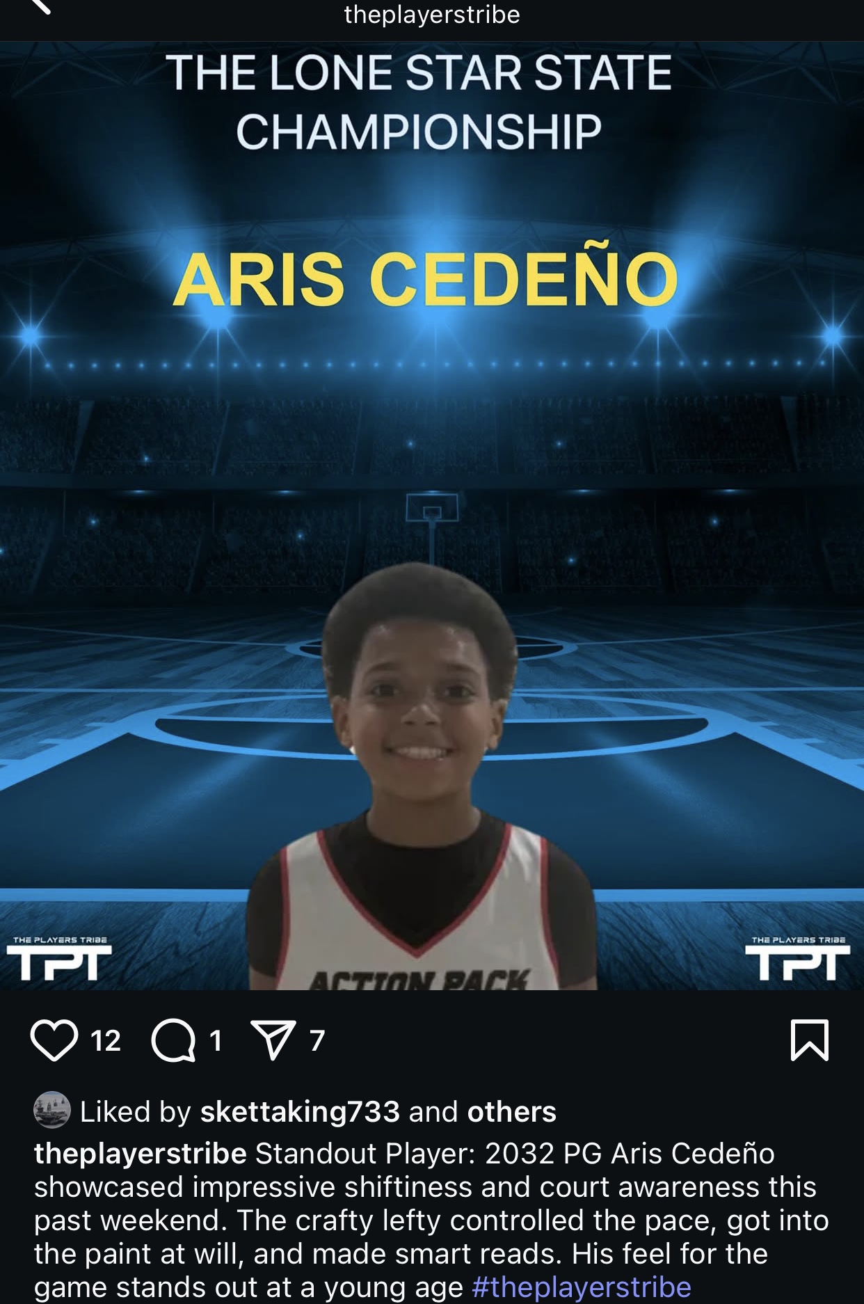 Aris, Congrats on being named ALL TOURNAMENT!