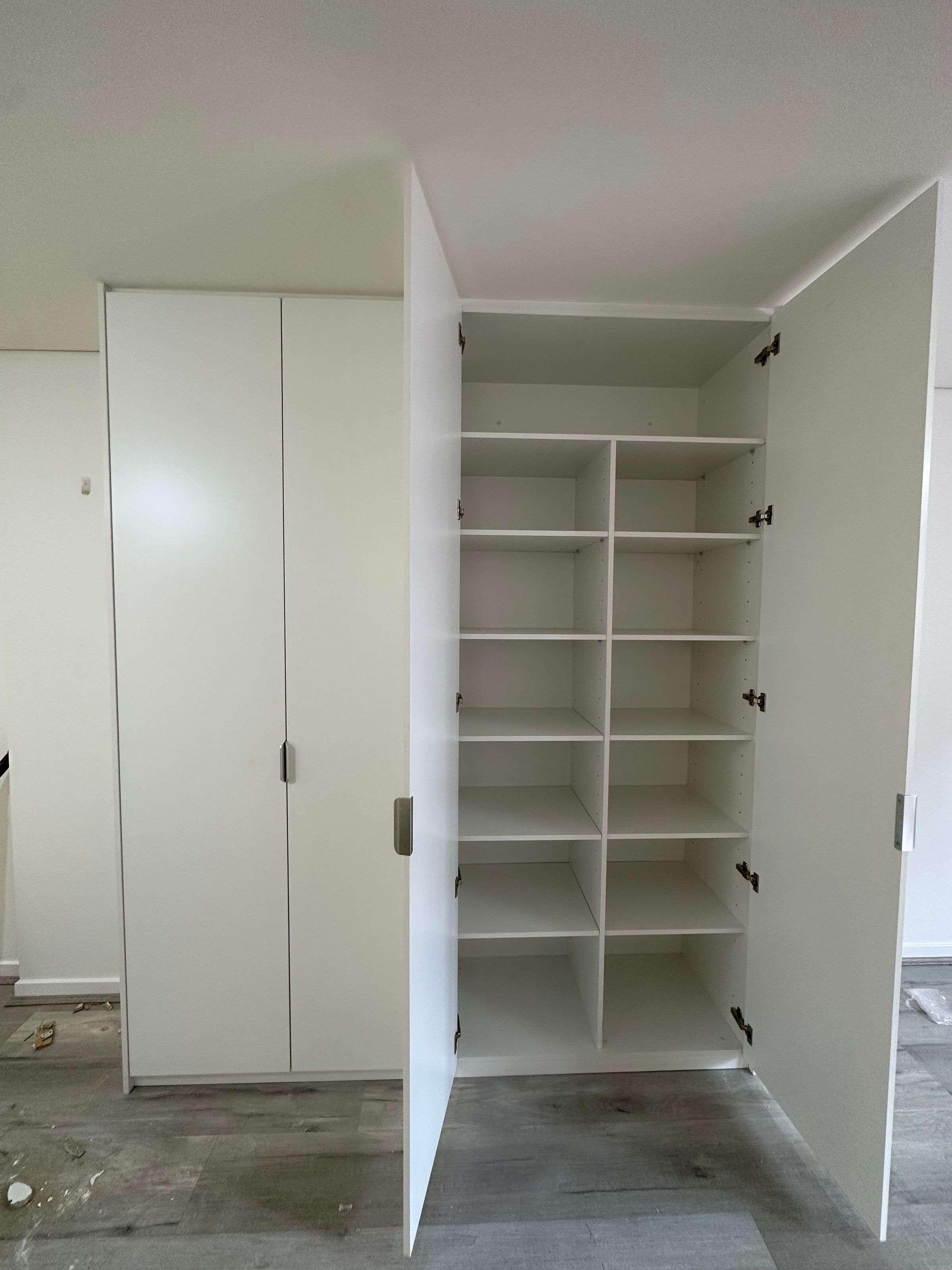 Normal MDF Flat Doors in Polar White Colour - Matt finish 