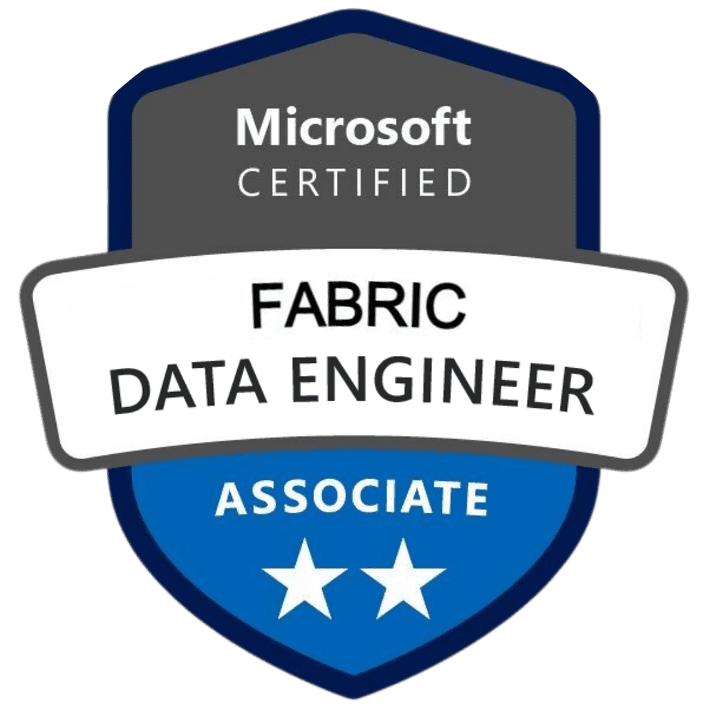 Fabric Data Engineer Certification Badge