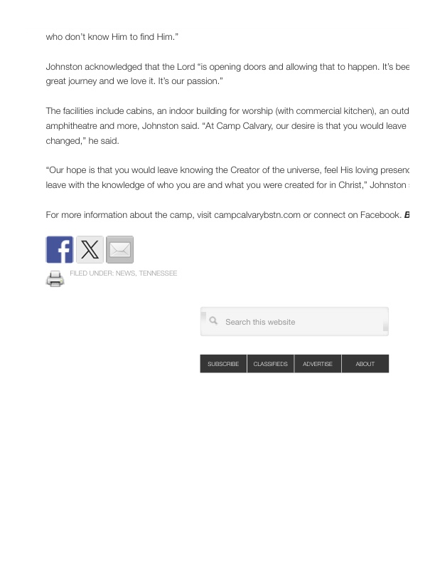 Camp Calvary TN's image