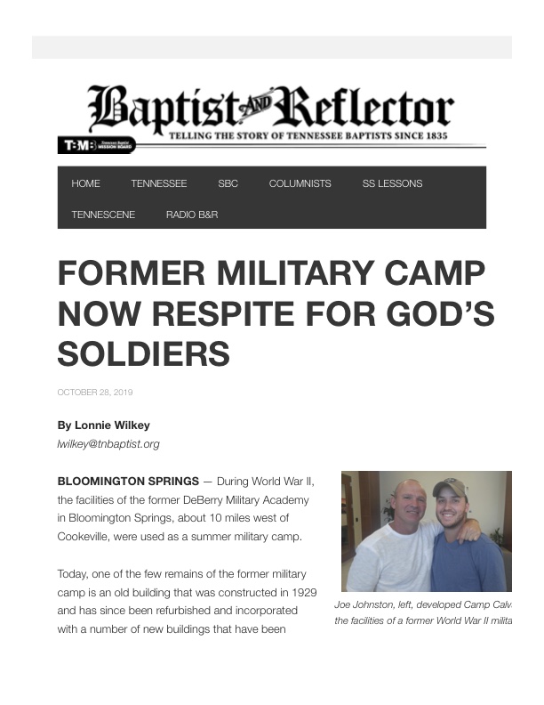 Camp Calvary TN's image