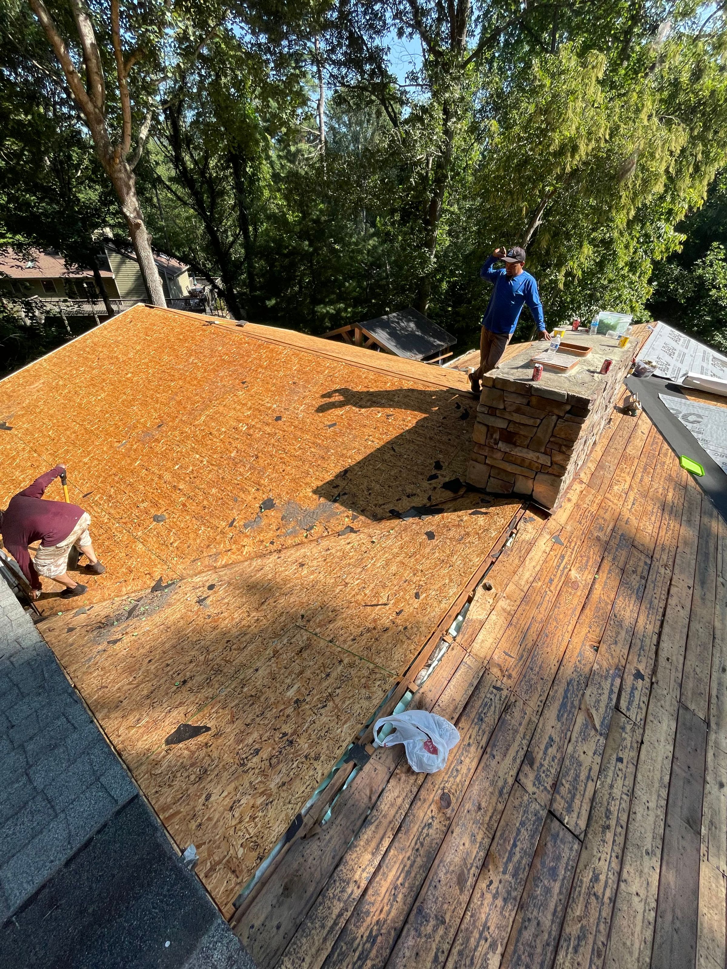 Cleaning Stripped Surface