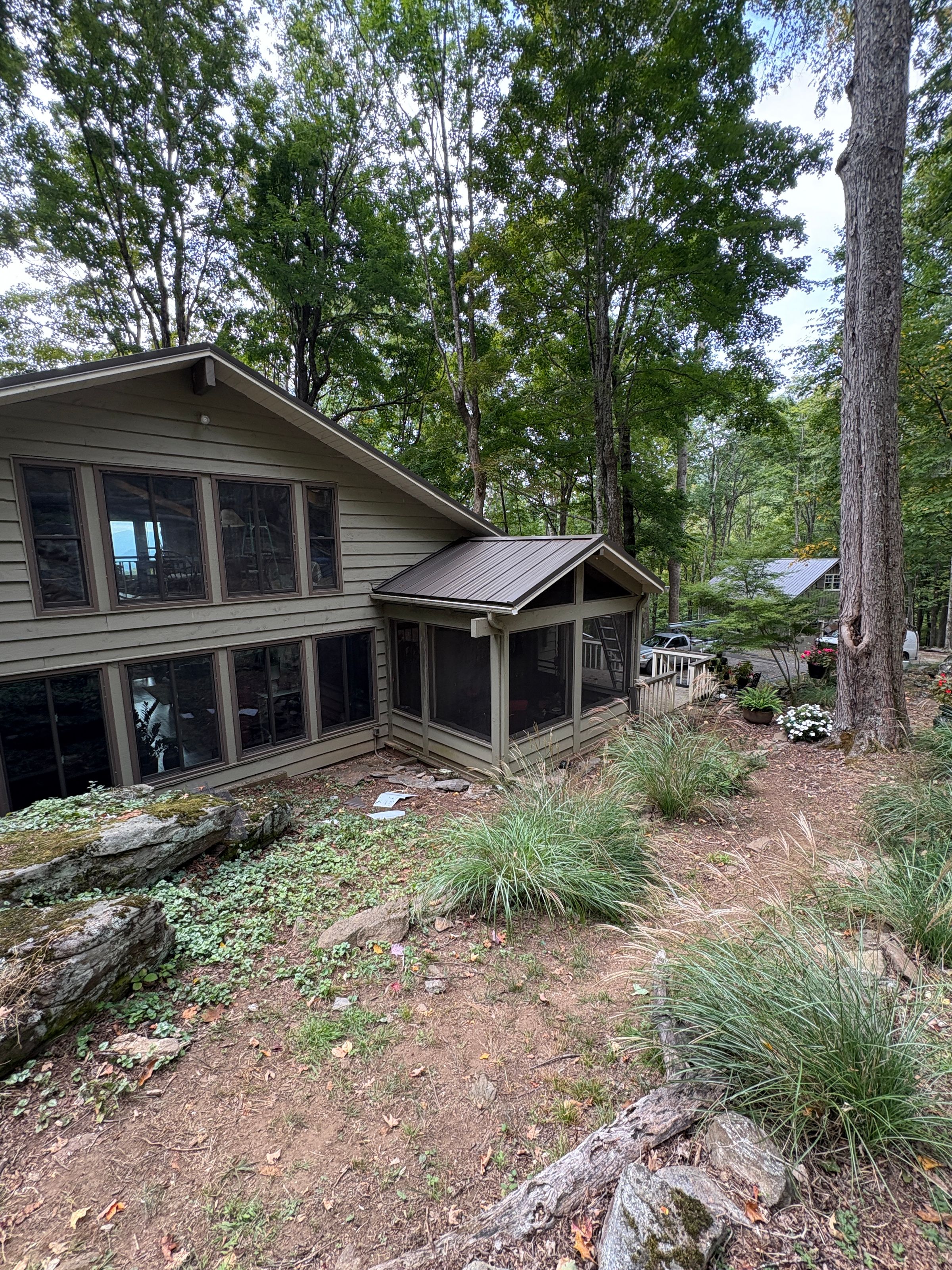 Covered Porch and Siding