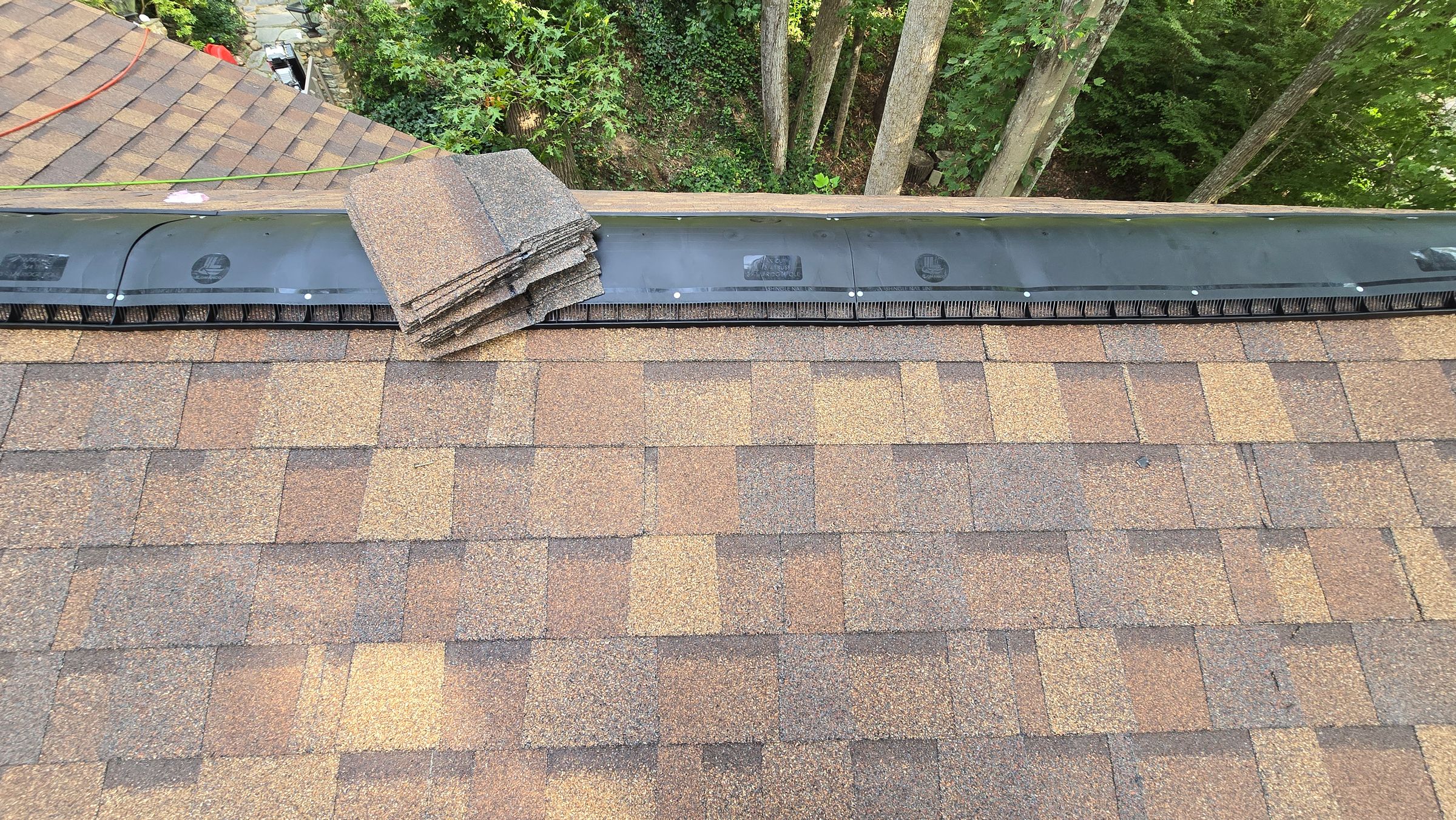 New Ridge Vent Installation