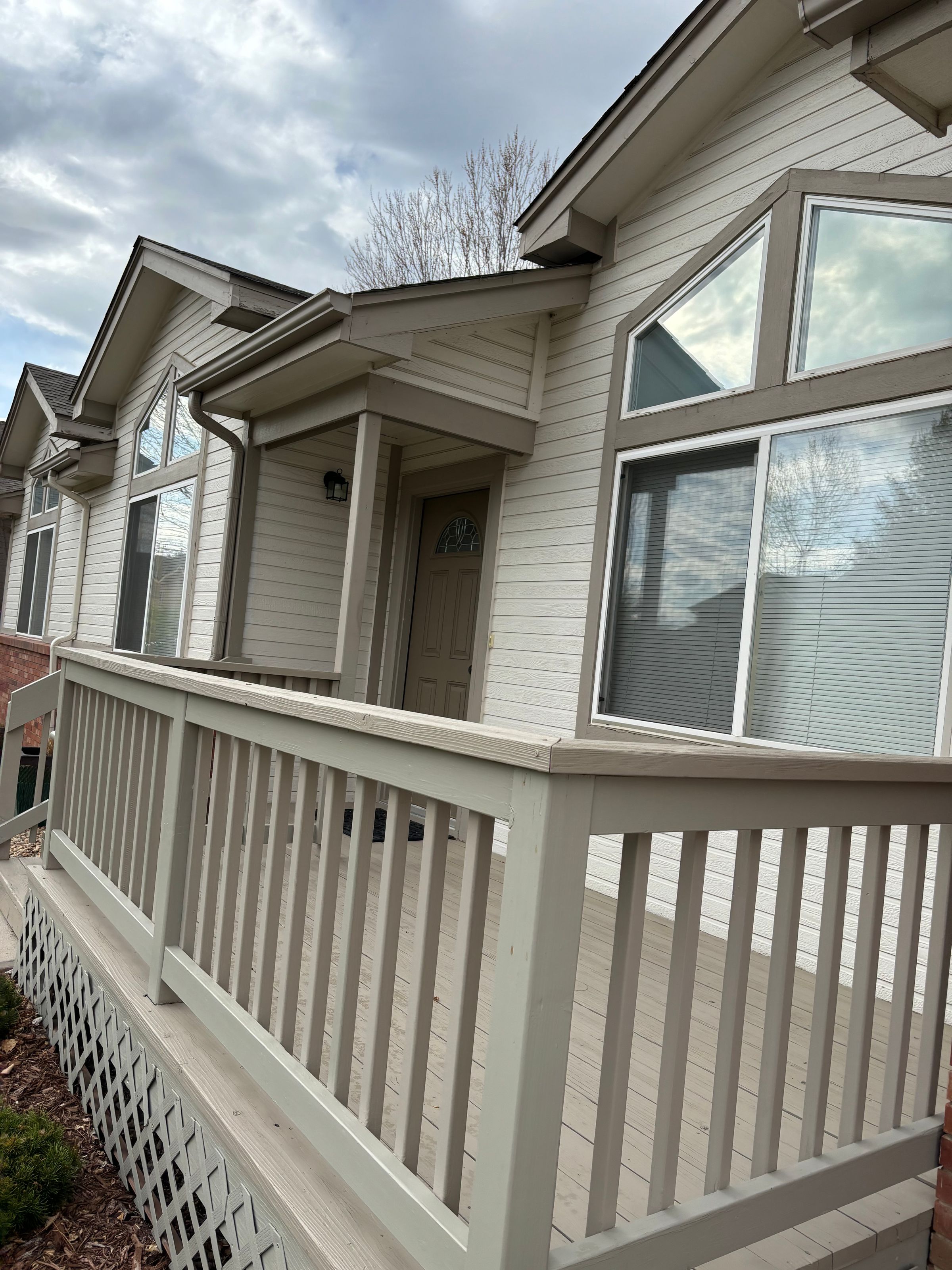 Before exterior repaint