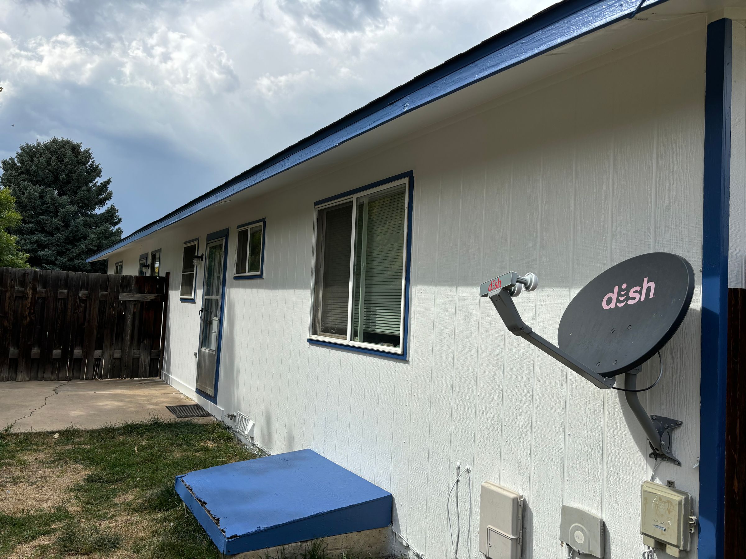 After exterior repaint