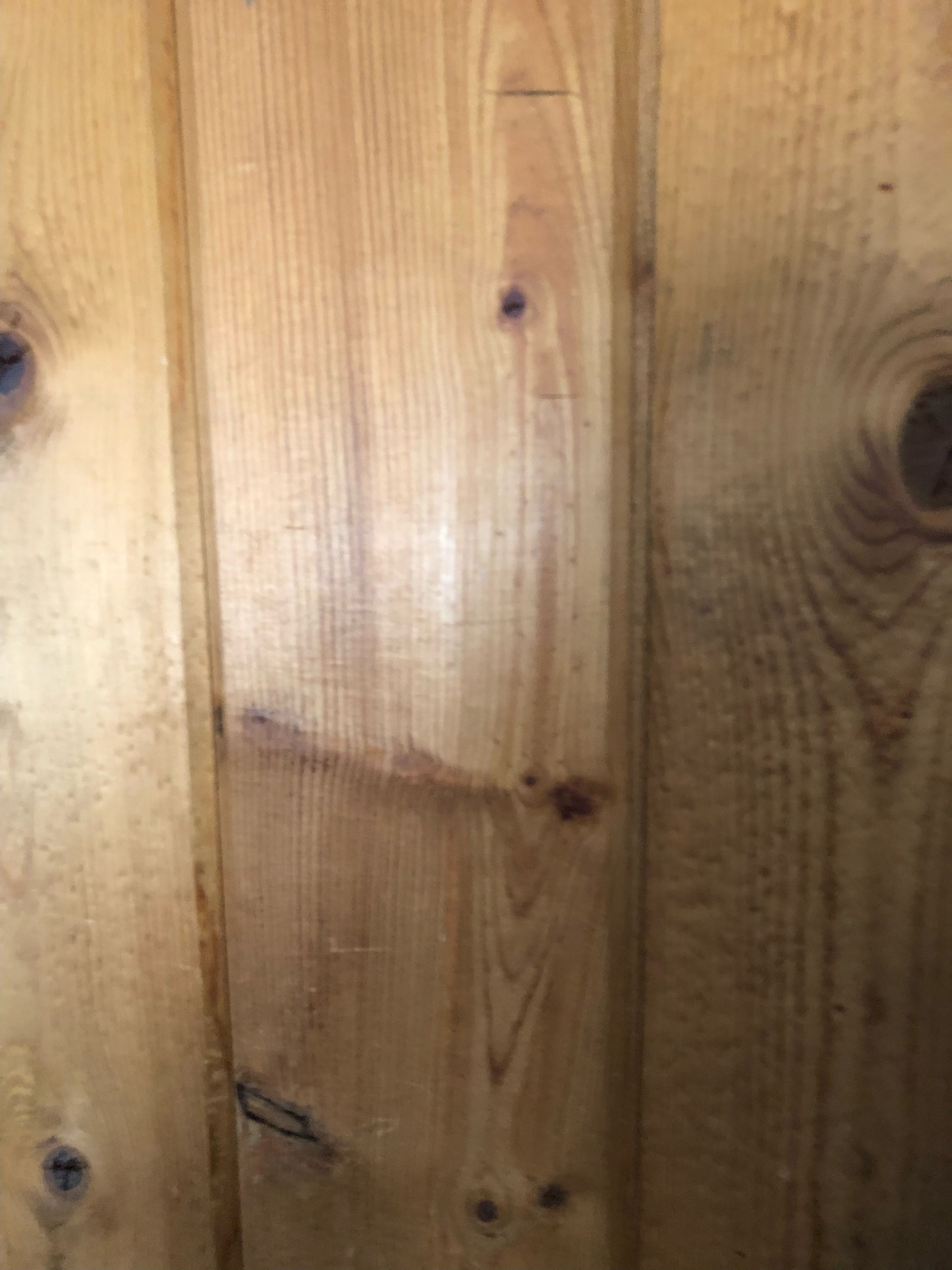 Before stain and lacquer 