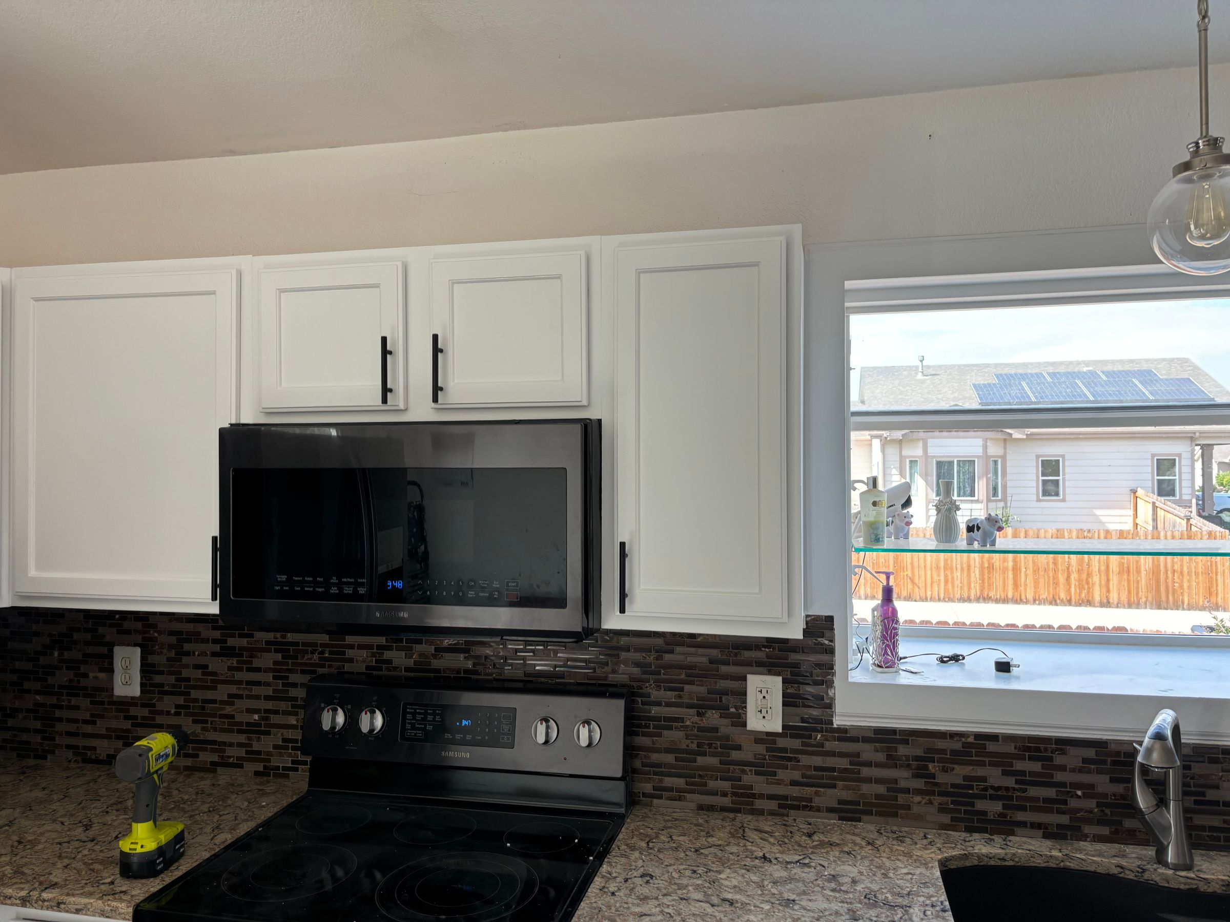 After kitchen cabinets 