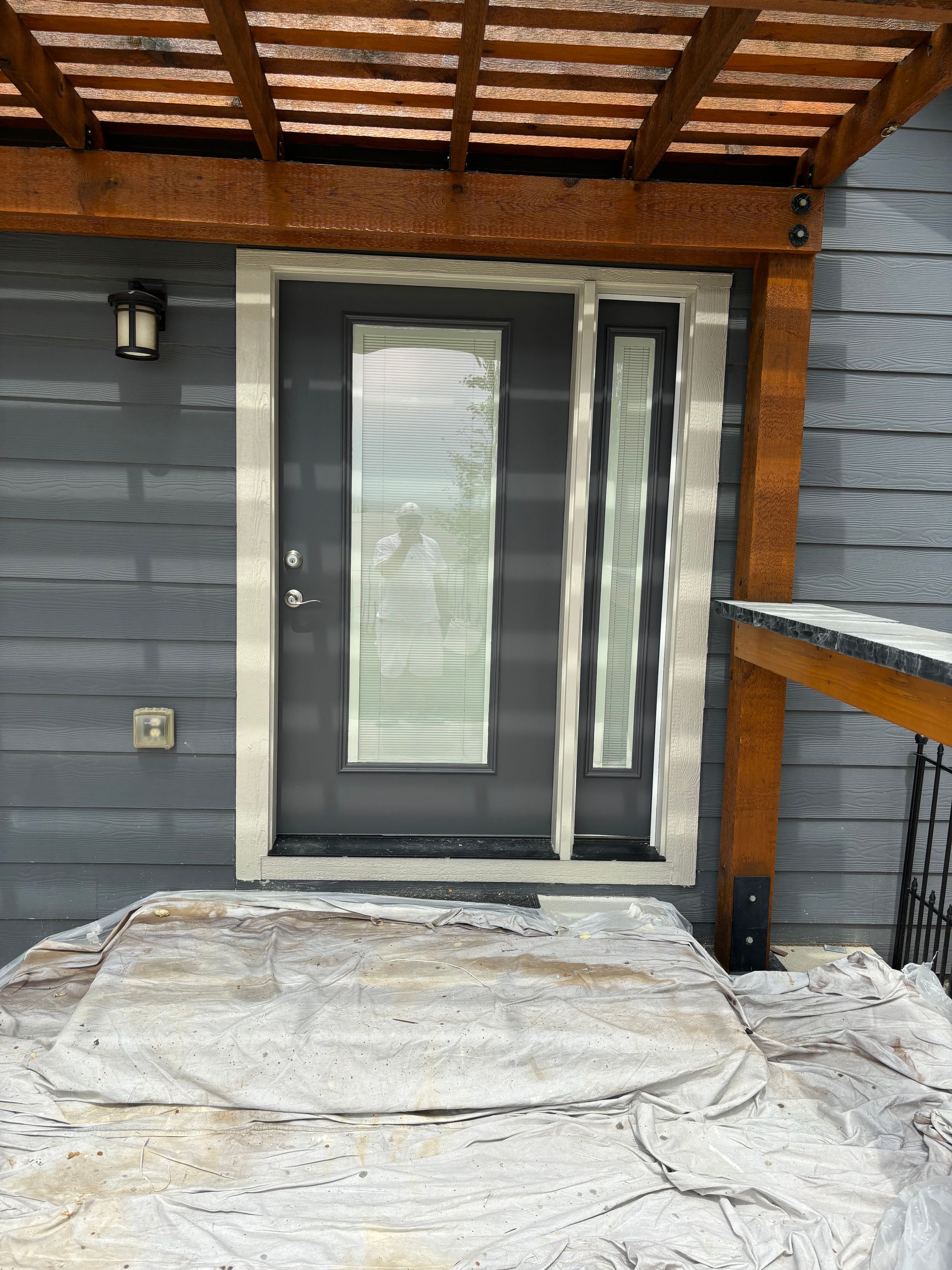 Exterior Door after paint