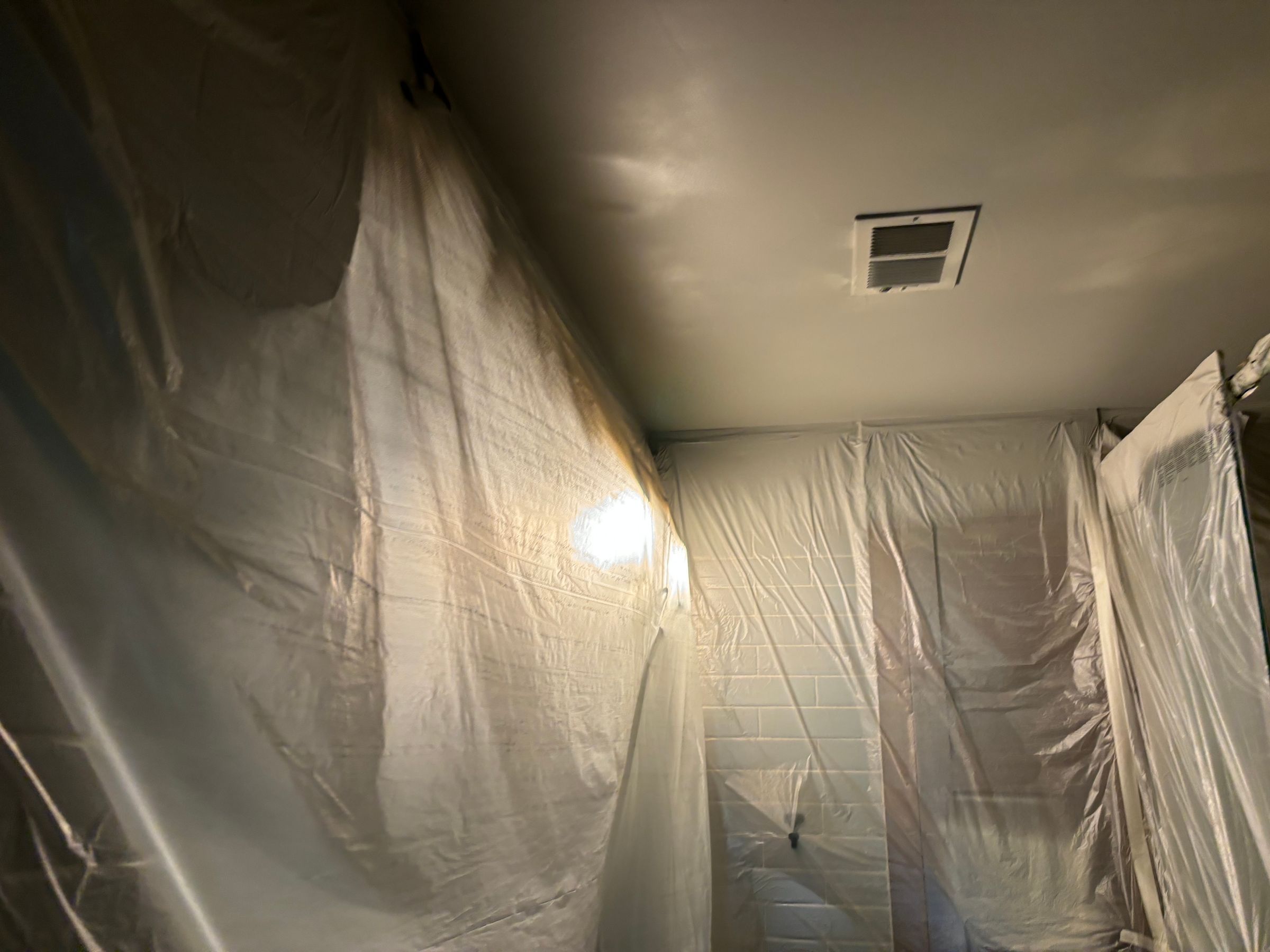 Prepped and sprayed first coat 
