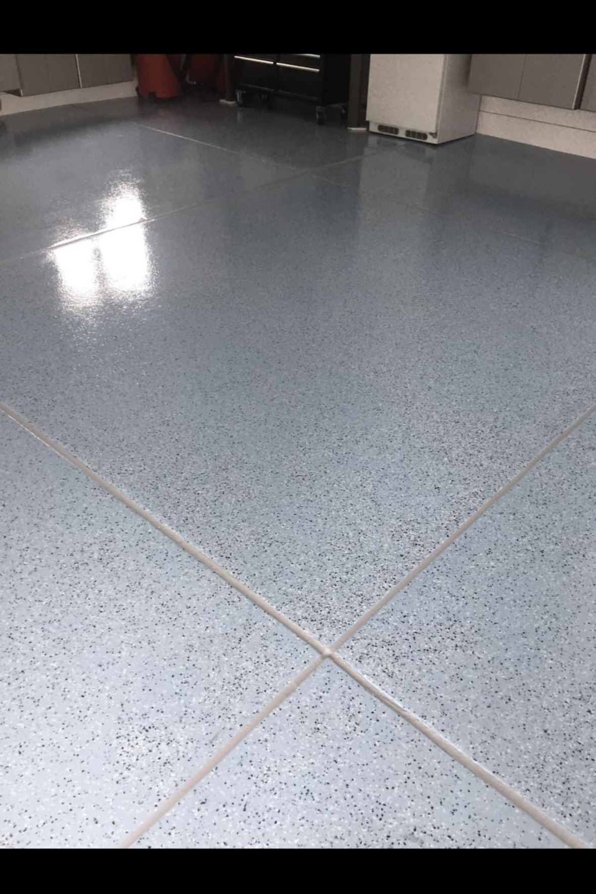 Epoxy garage floor