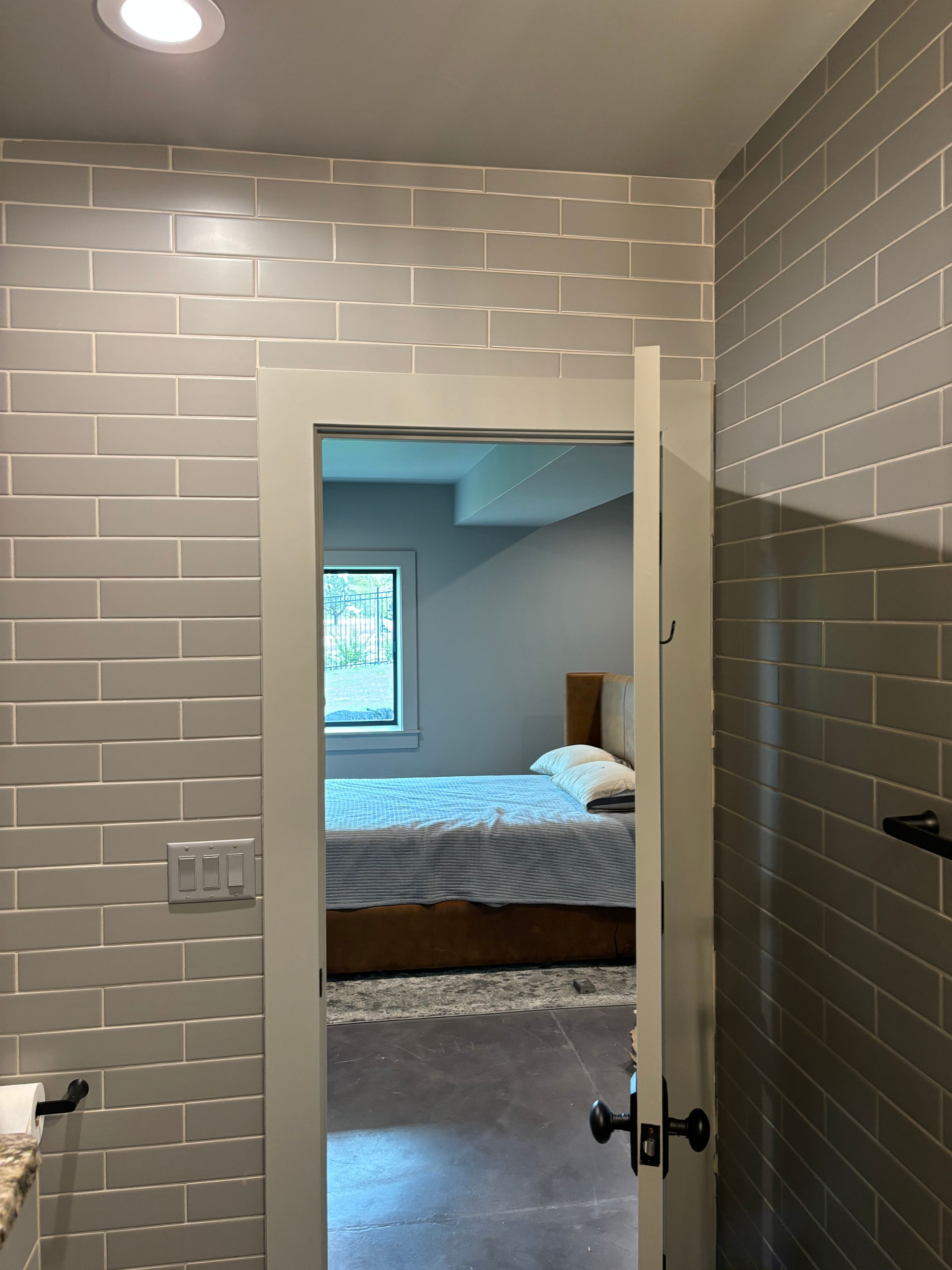 After spray finish