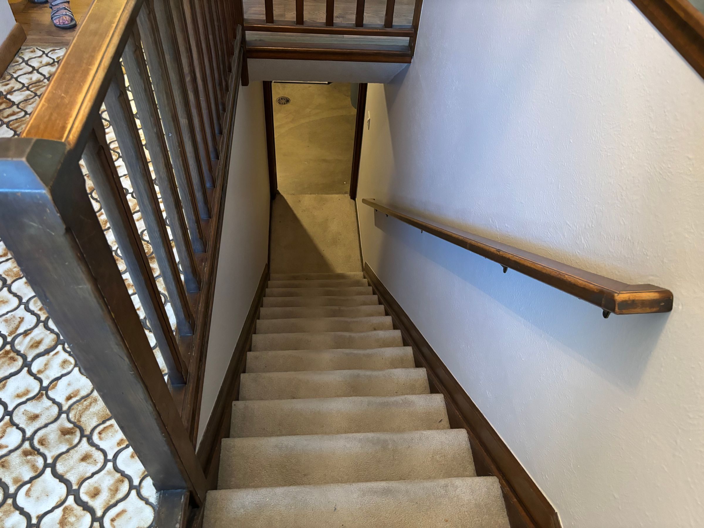 Old wood, before stain and lacquer 