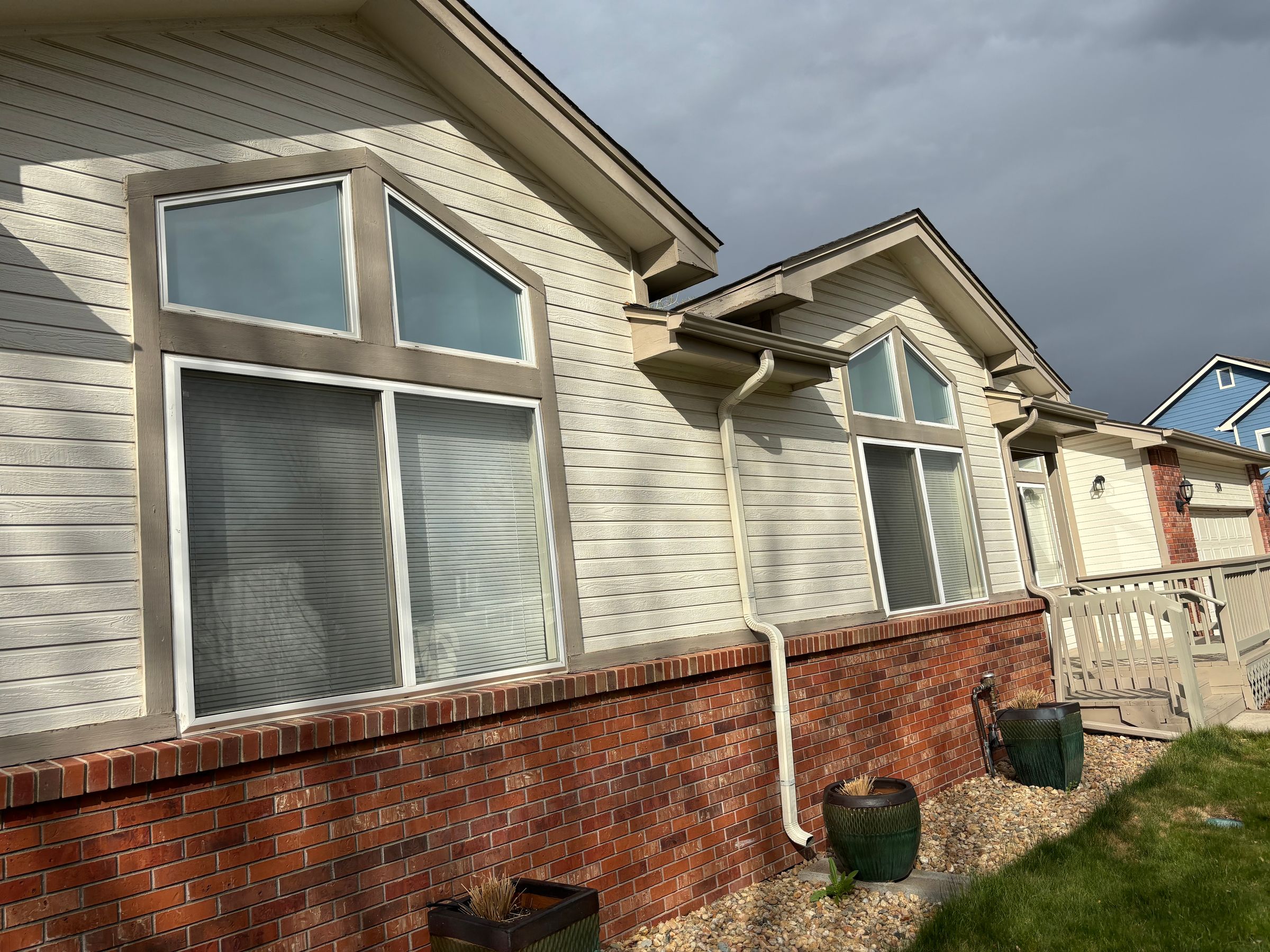 Before exterior repaint 