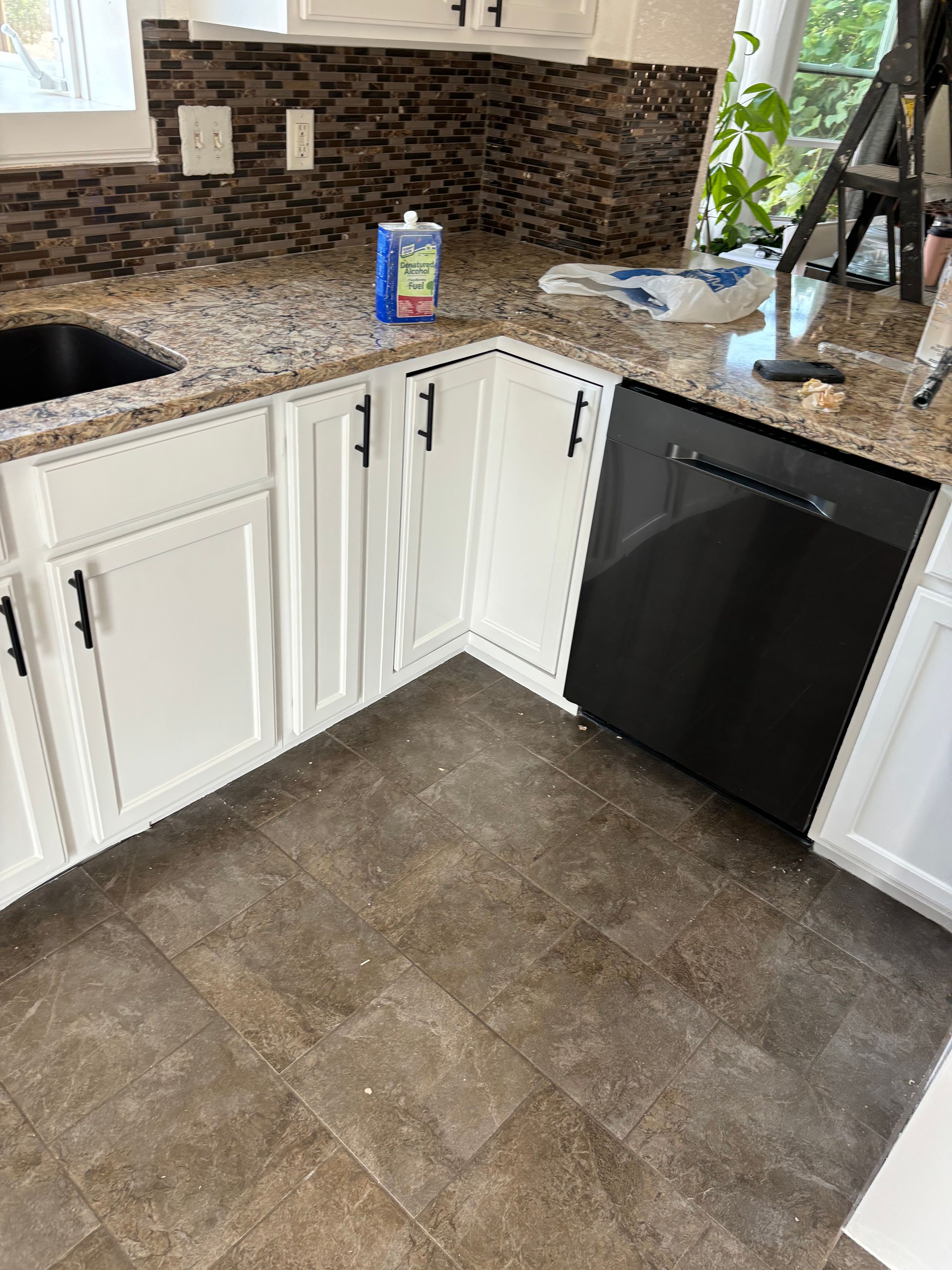 After kitchen cabinets 