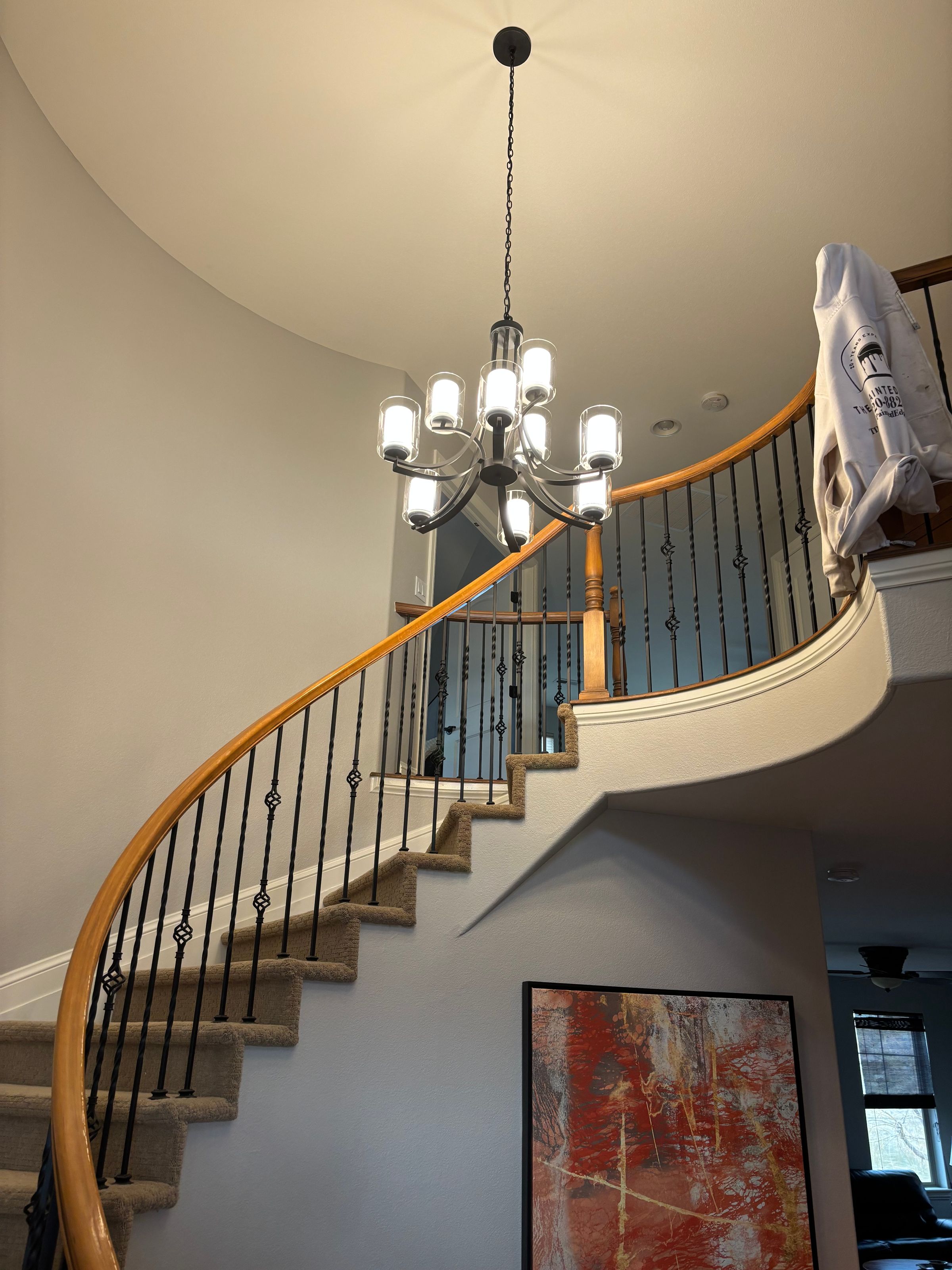 Installed new chandelier 