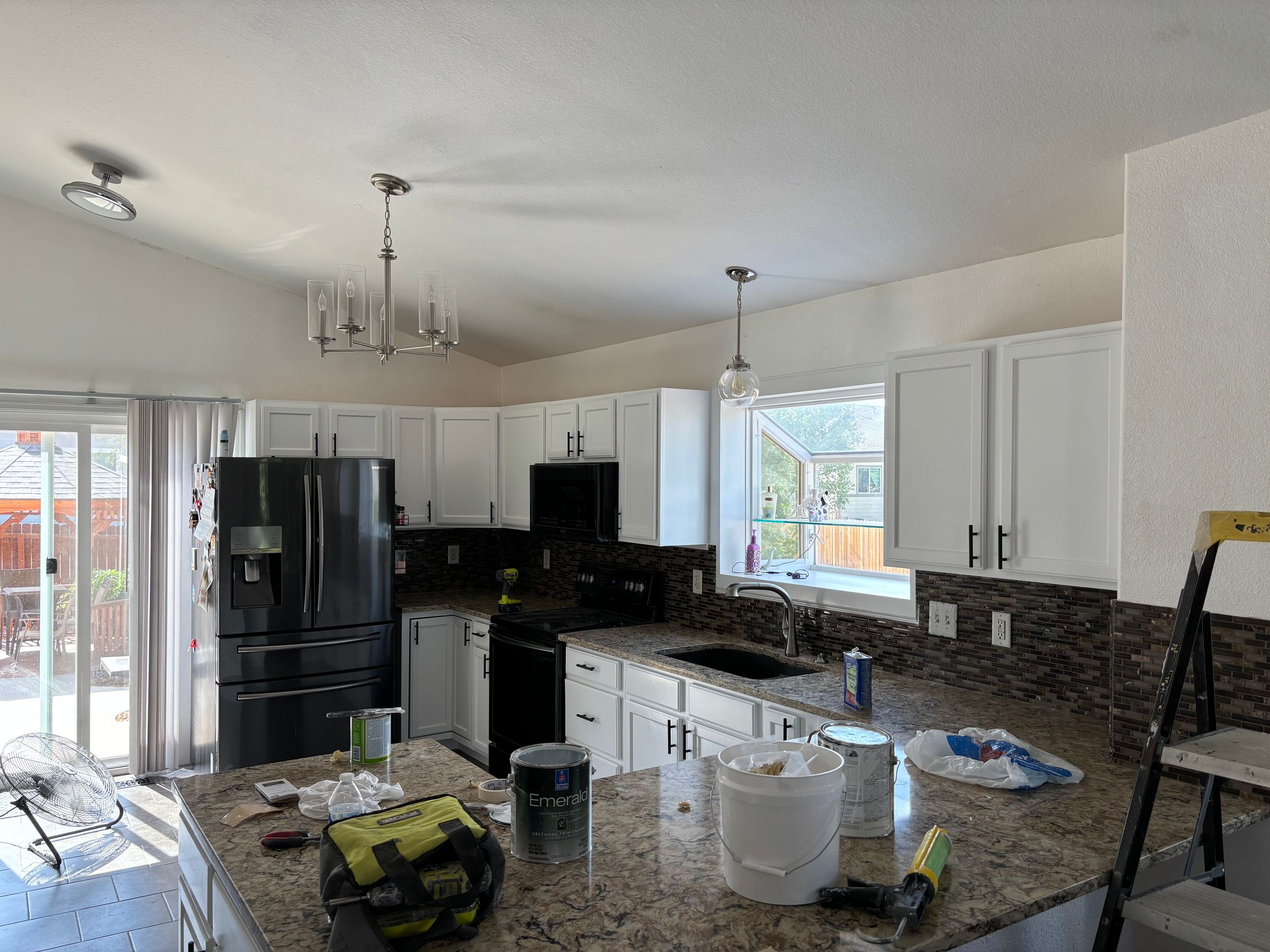 After kitchen cabinets 