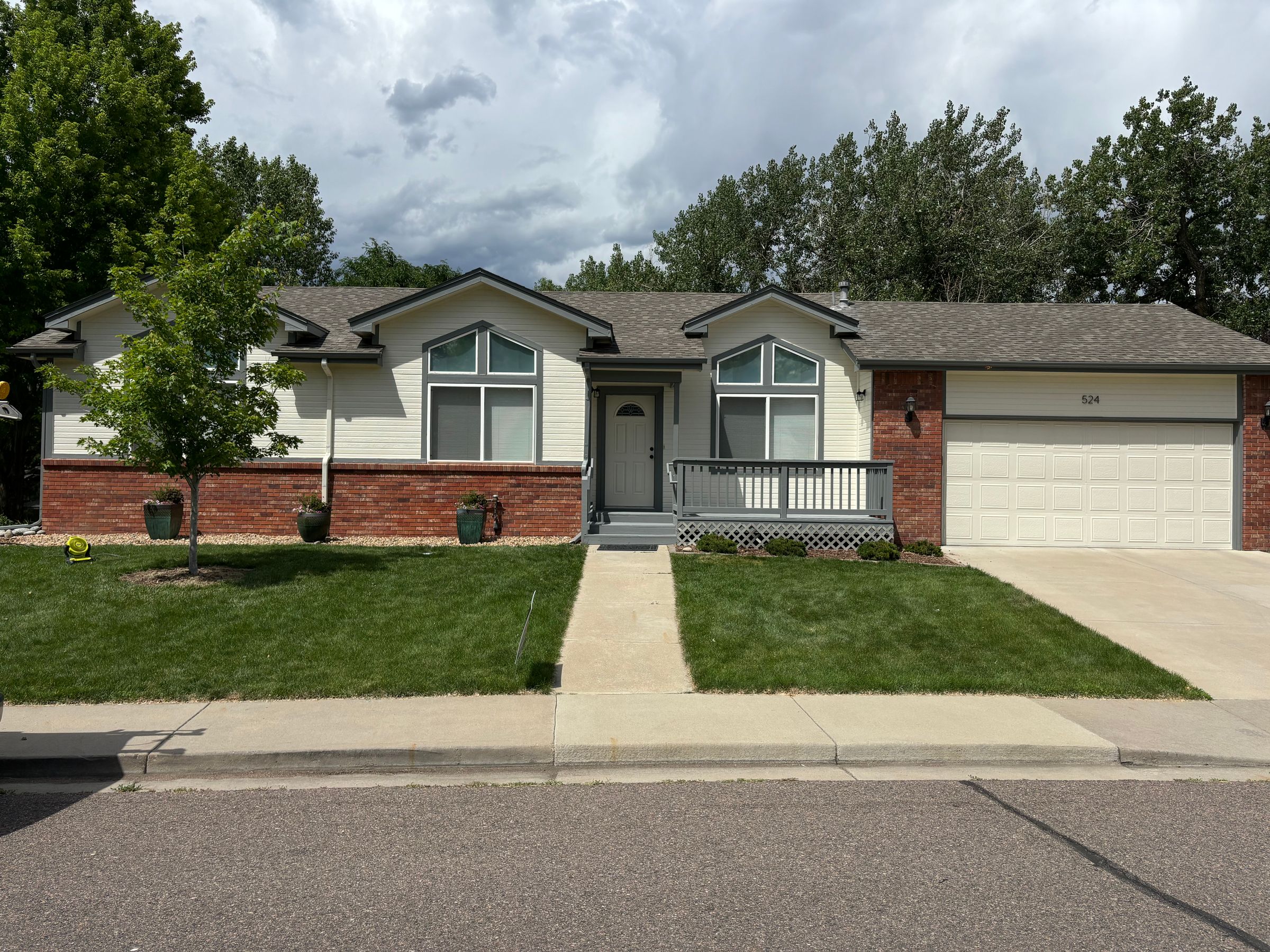 After exterior repaint