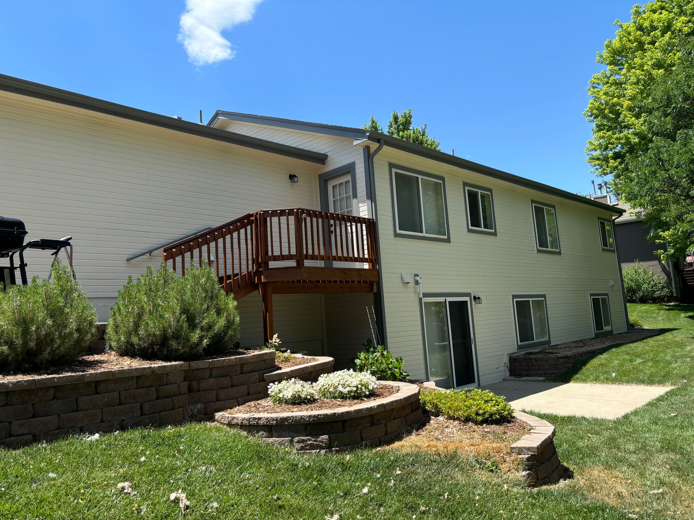 After exterior repaint 