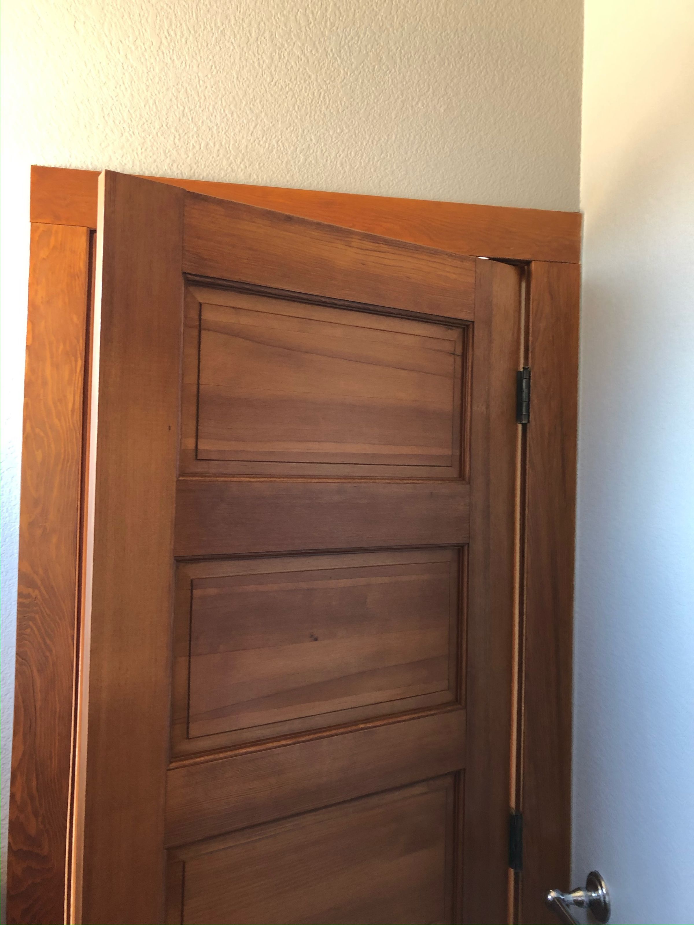 Stain and lacquer doors