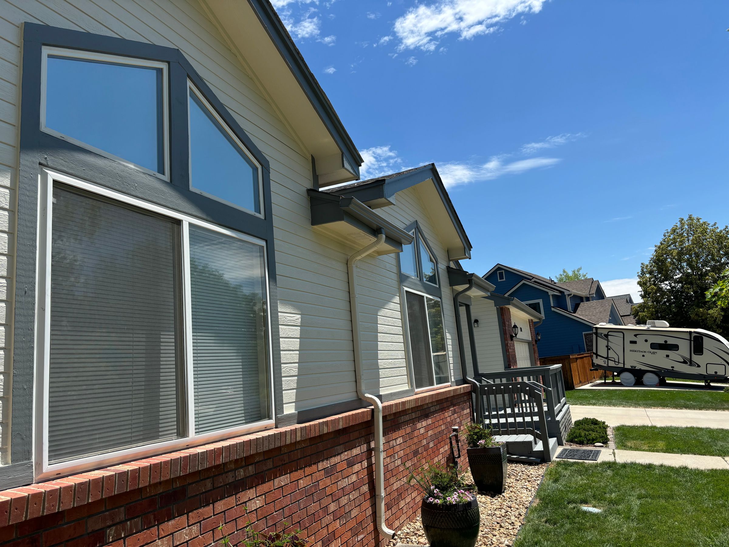 After exterior repaint