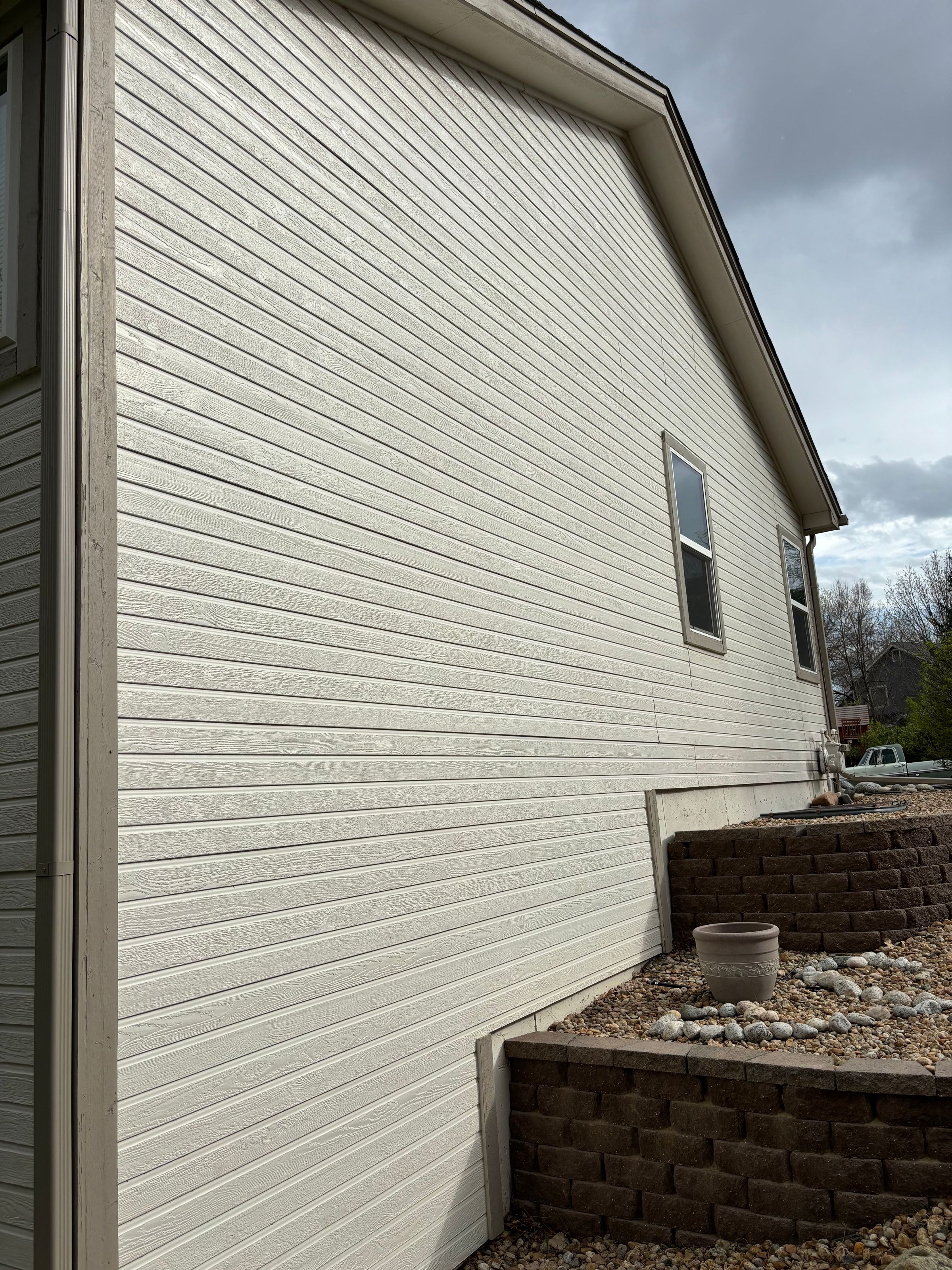 Before exterior repaint