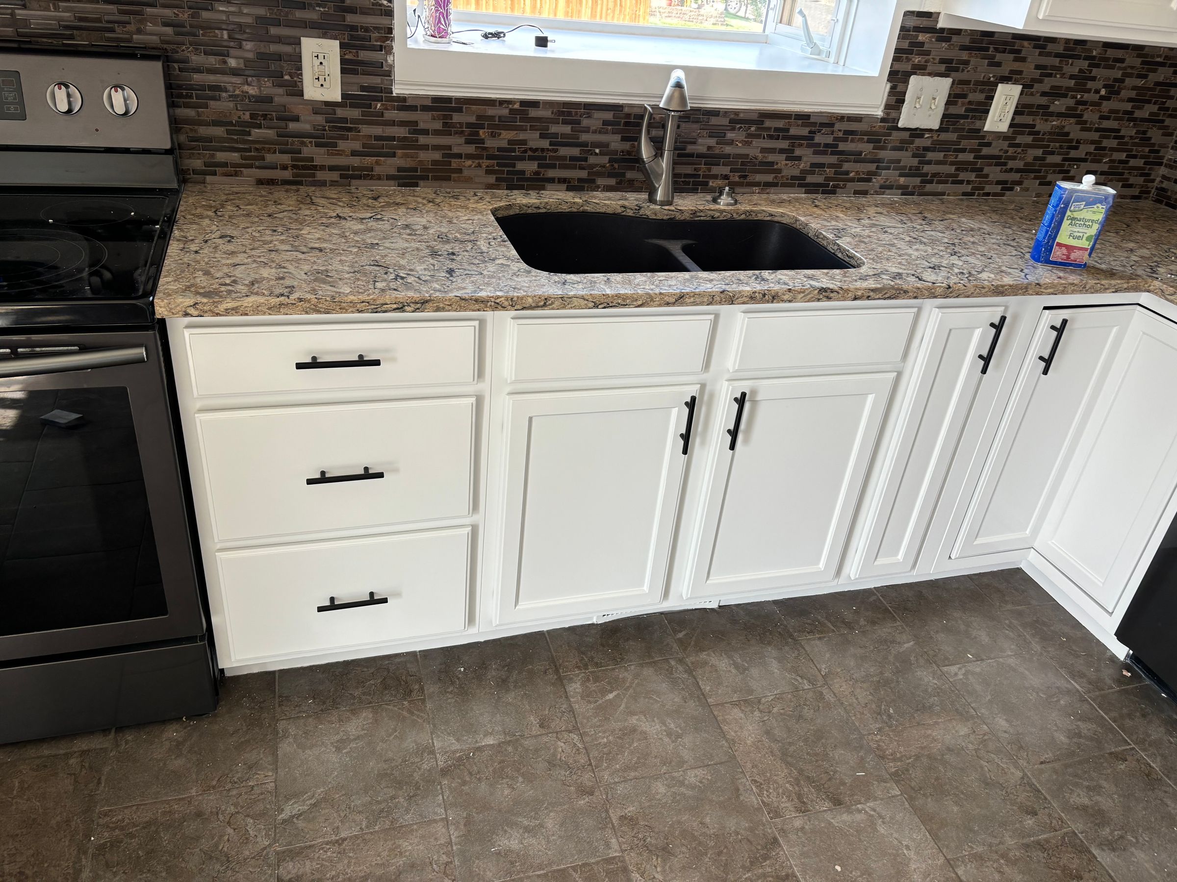 After kitchen cabinets 
