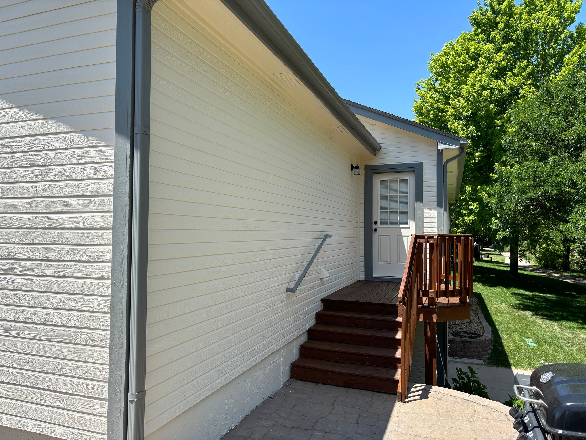 After exterior repaint