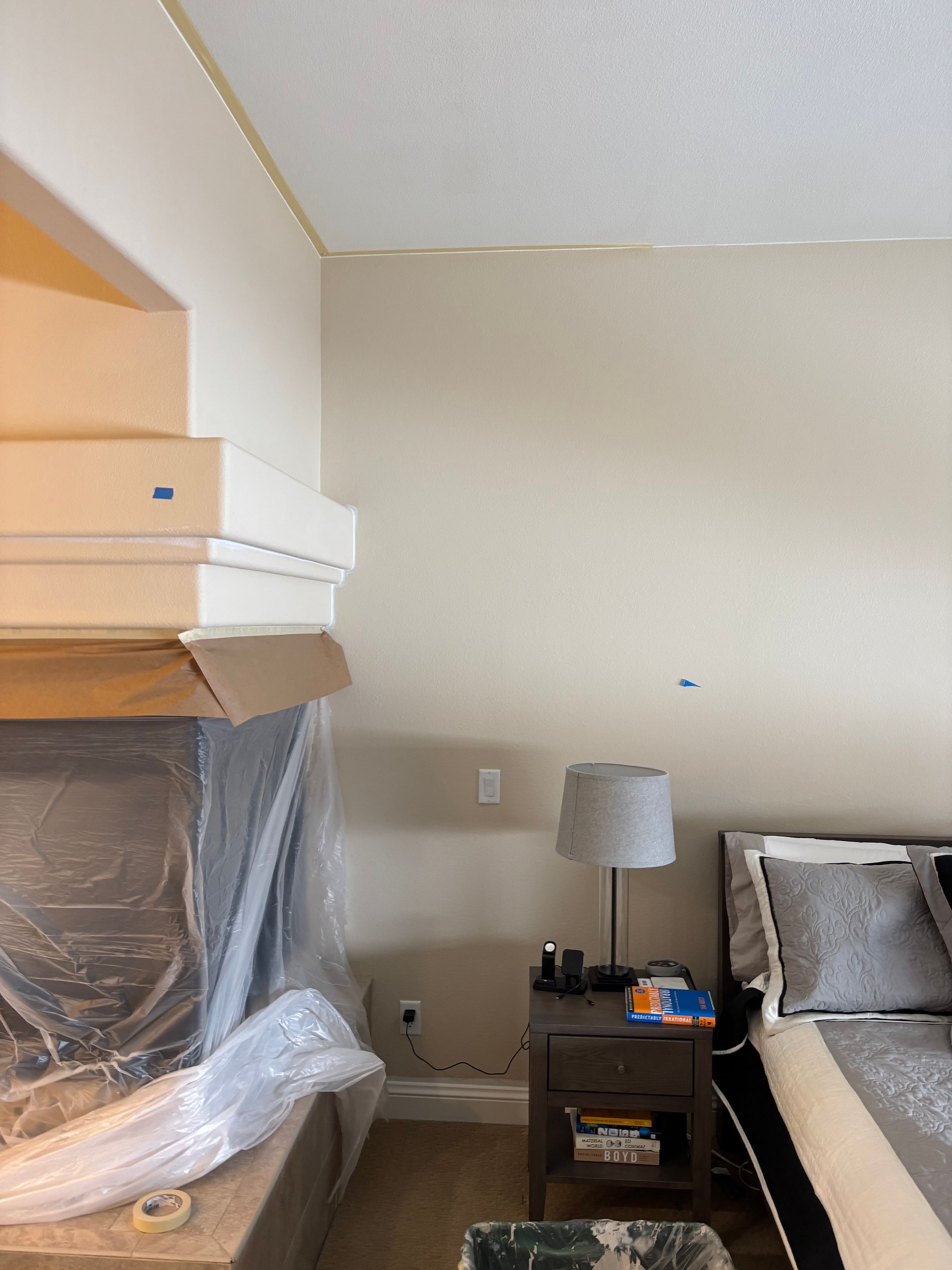 Before full interior repaint