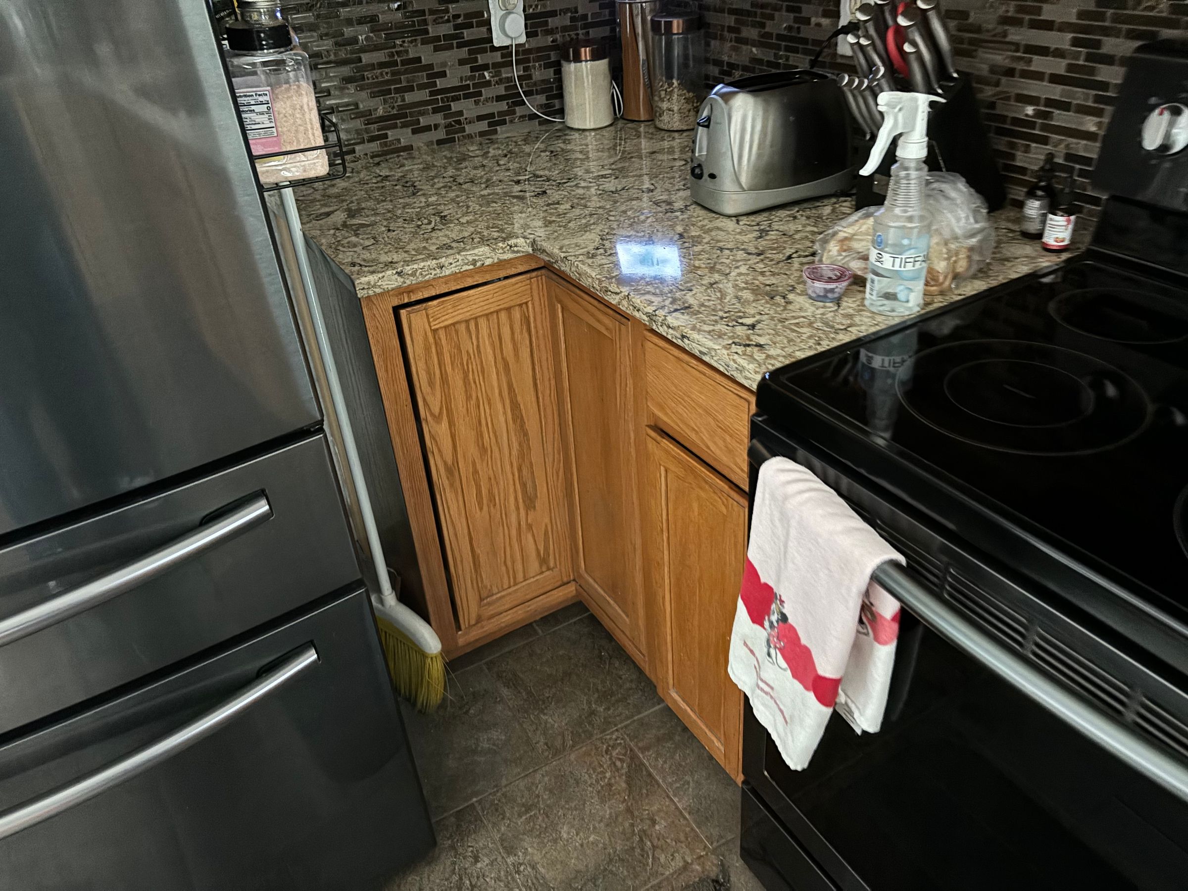 Before kitchen cabinets 