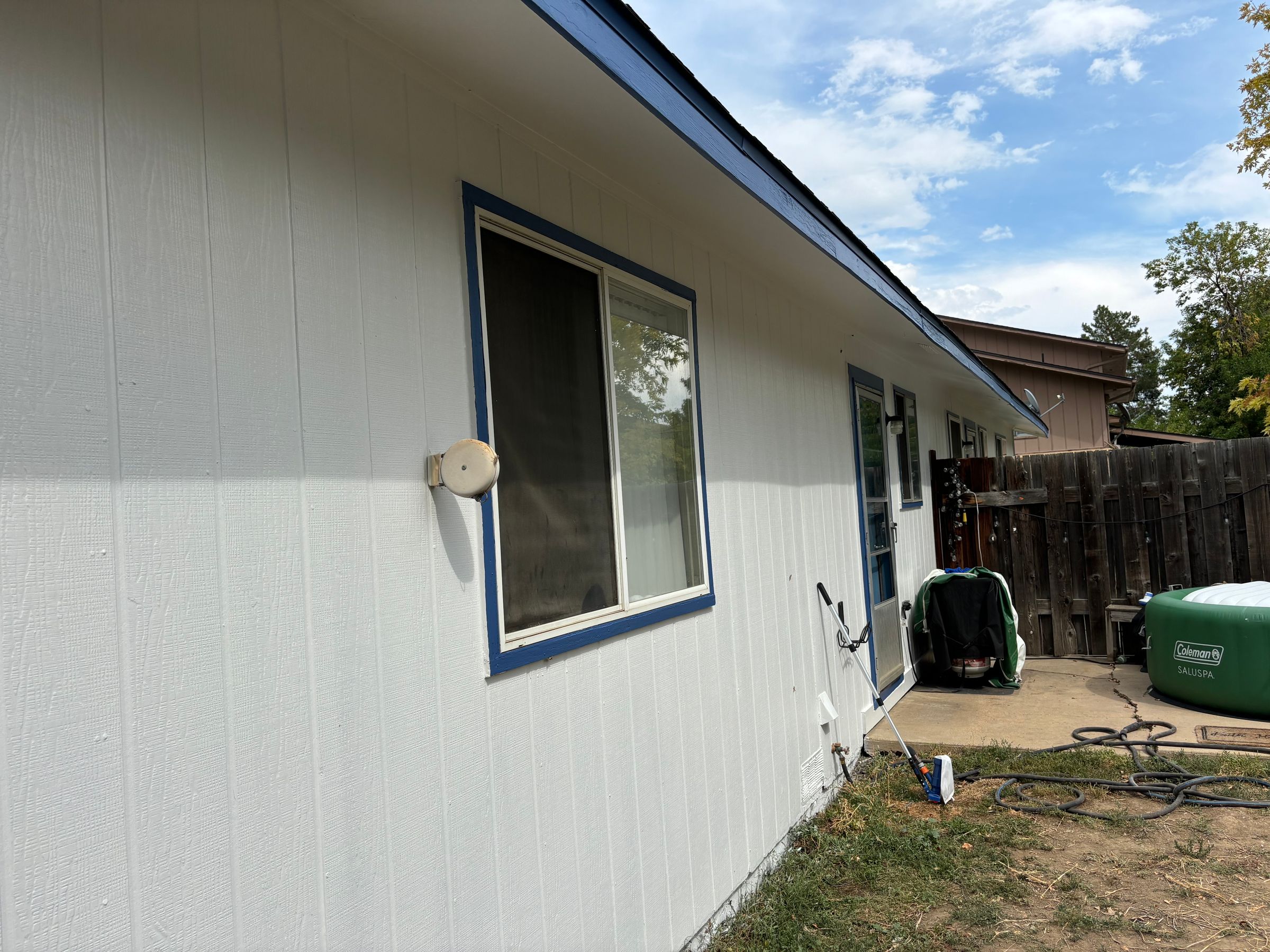 After exterior repaint