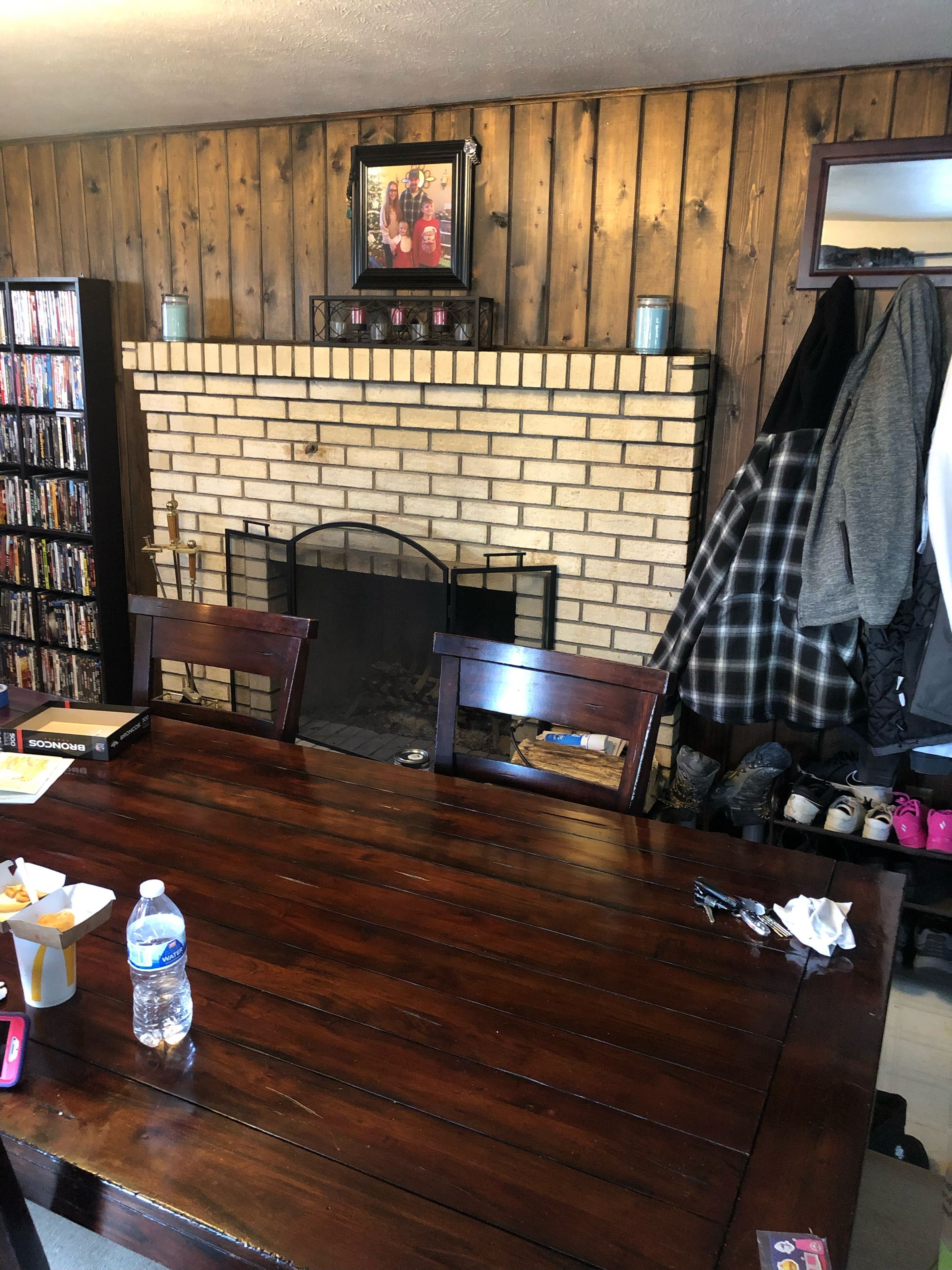 After stain and lacquer