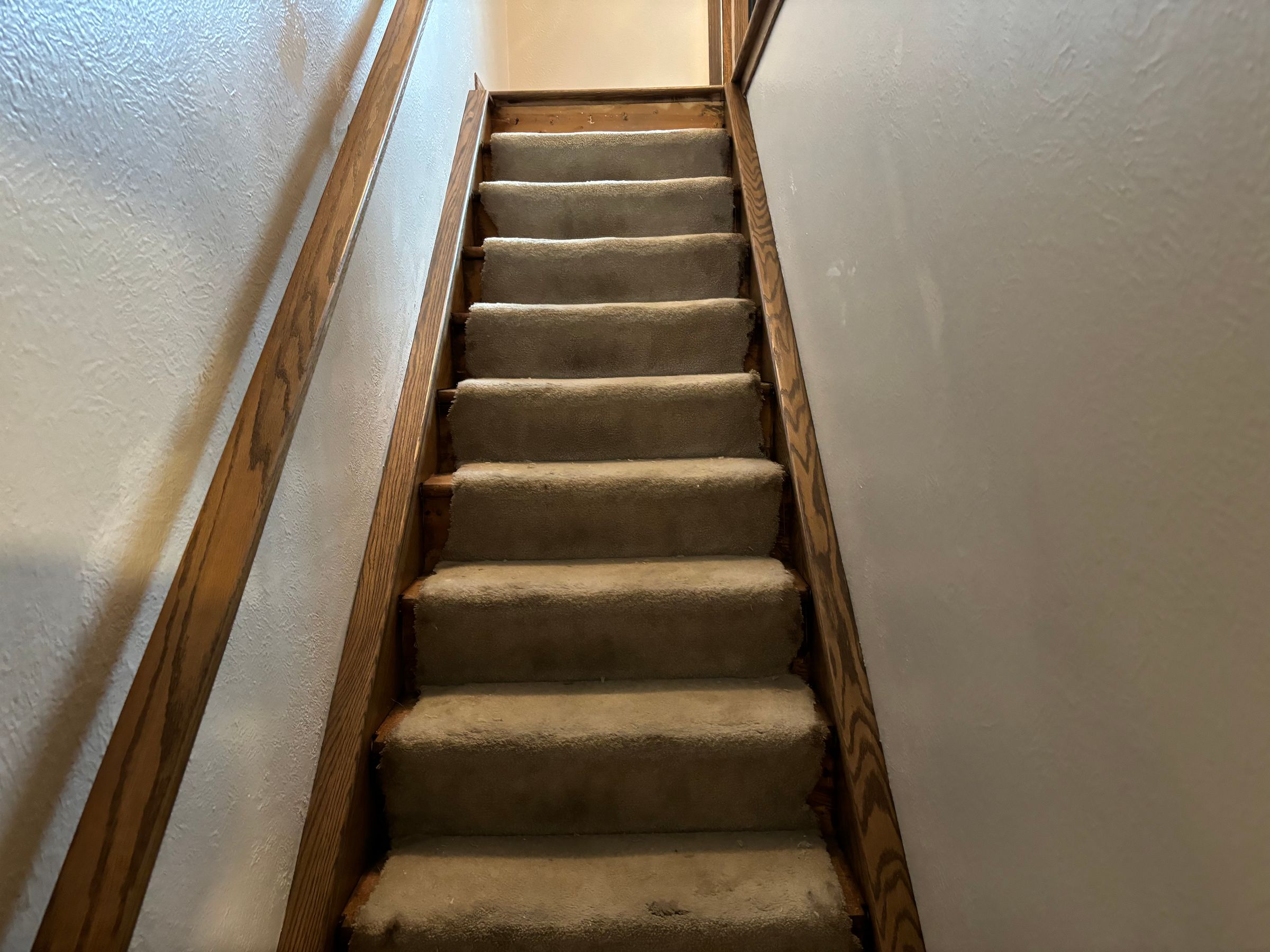 New wood, after stain and lacquer 