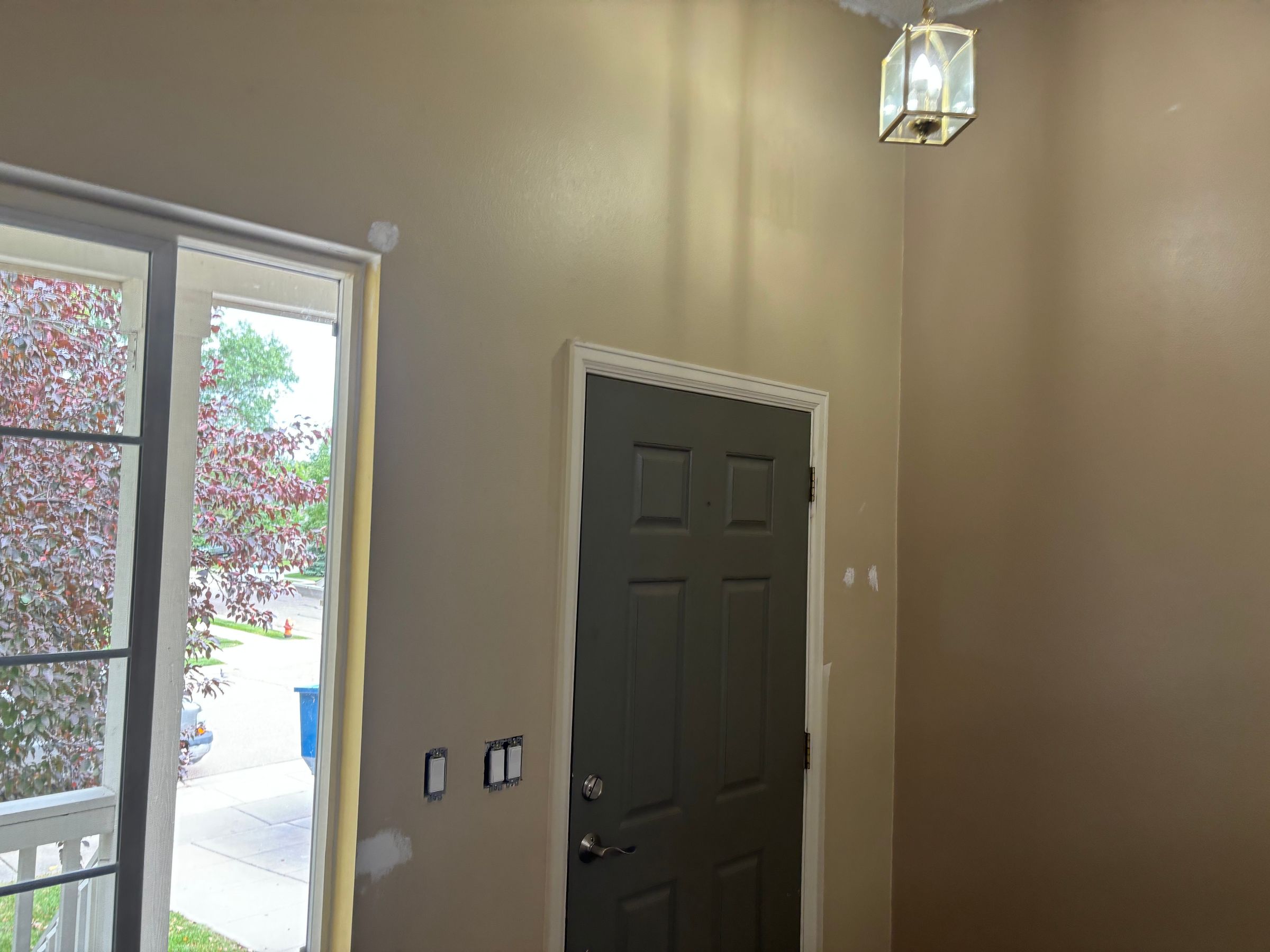 Before full interior repaint