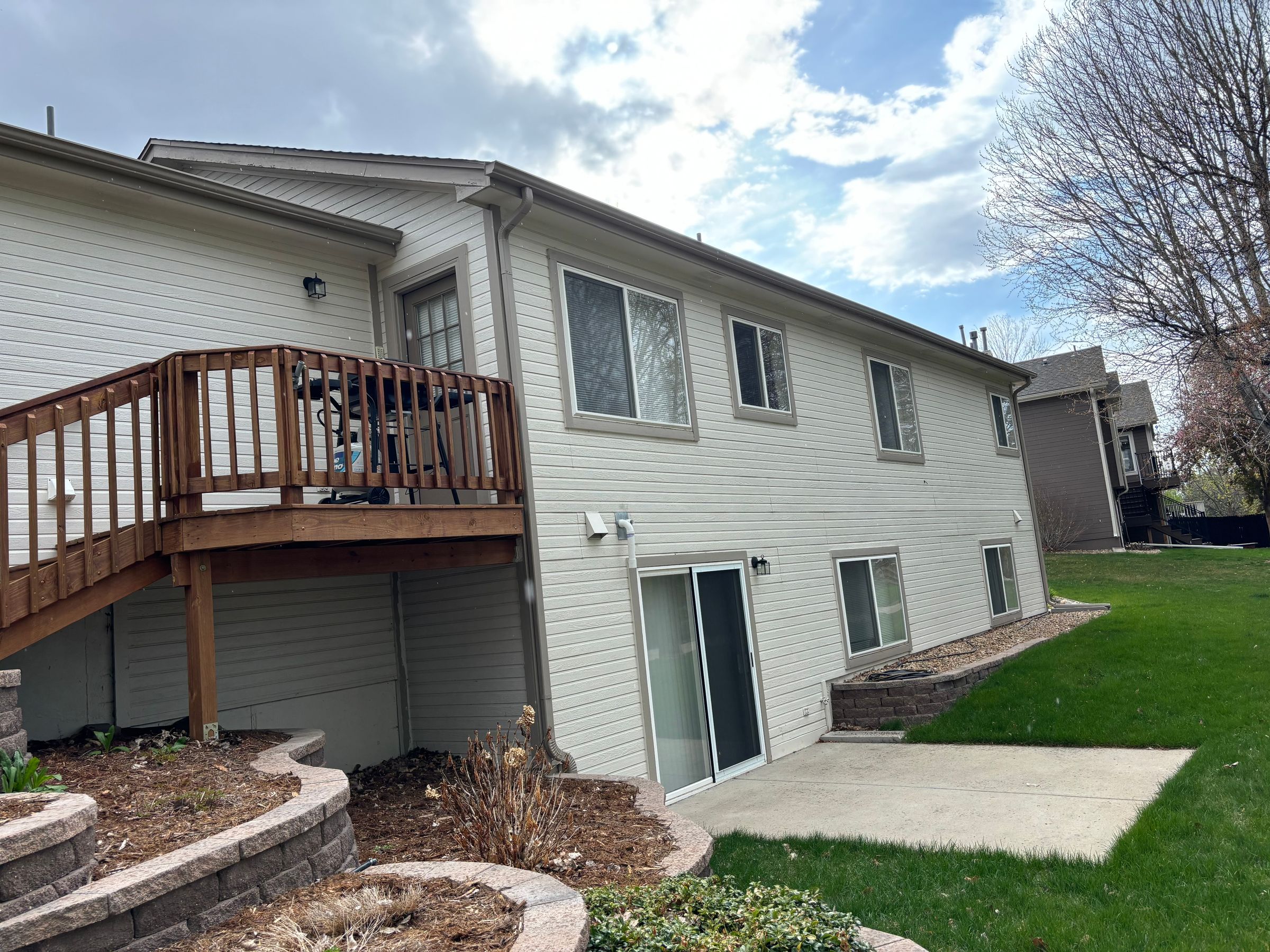 Before exterior repaint