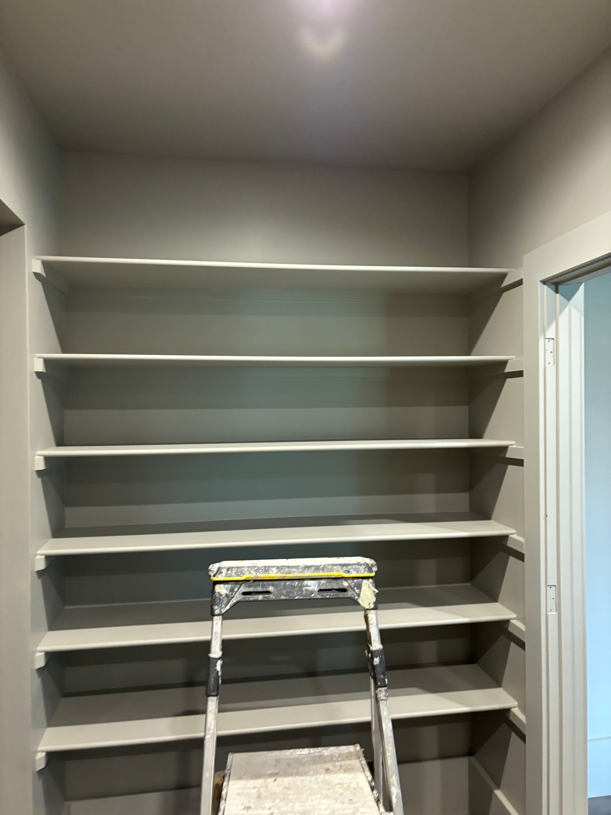 After spray finish