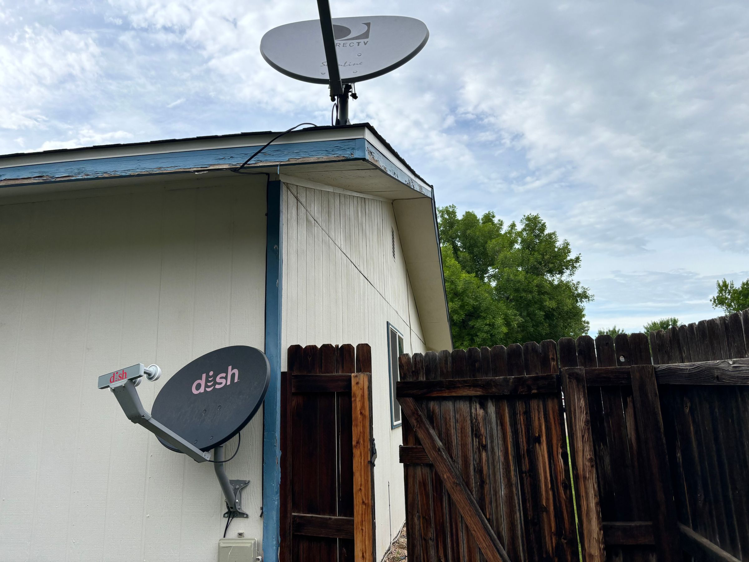 Before exterior repaint