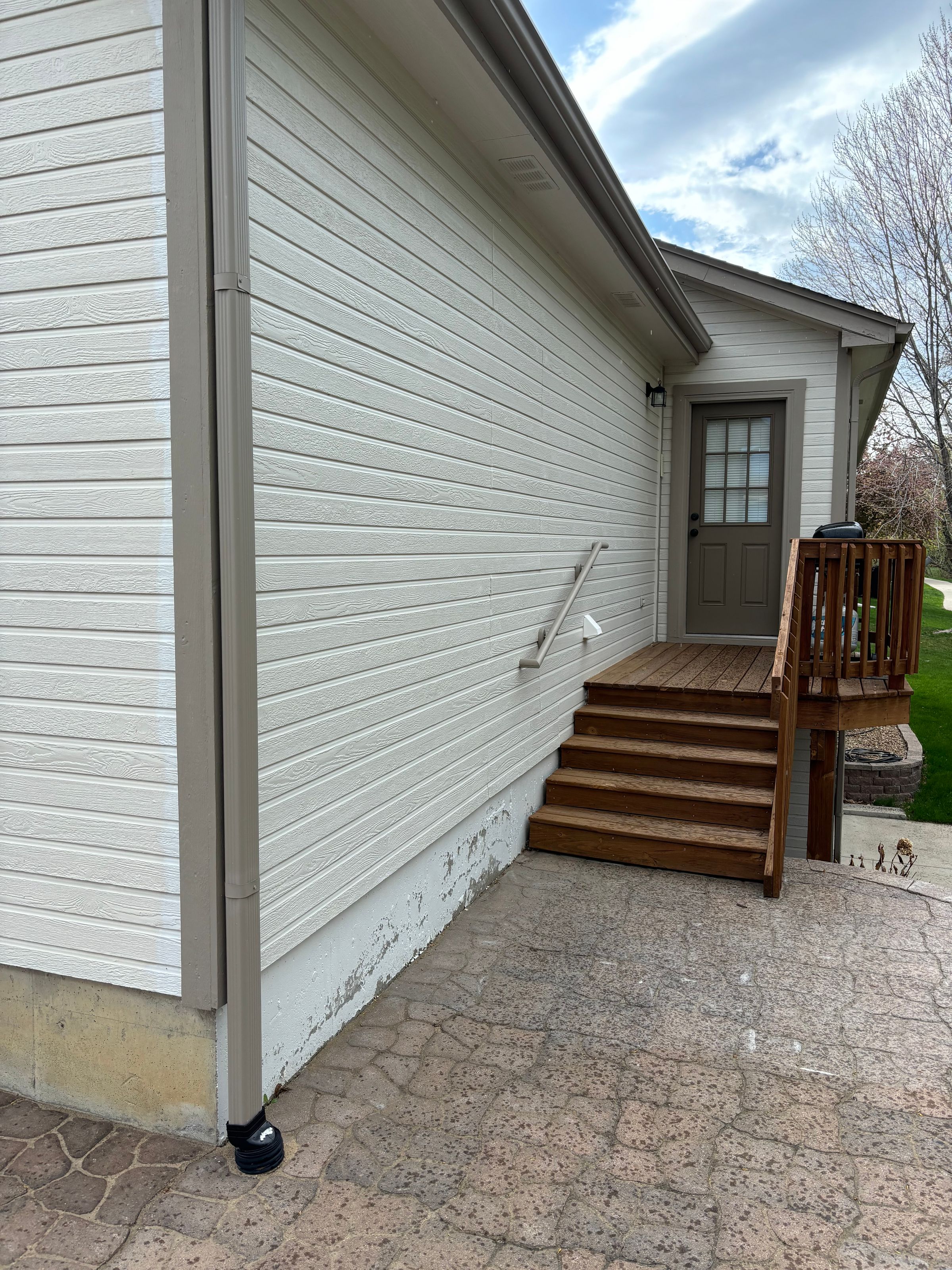 Before exterior repaint