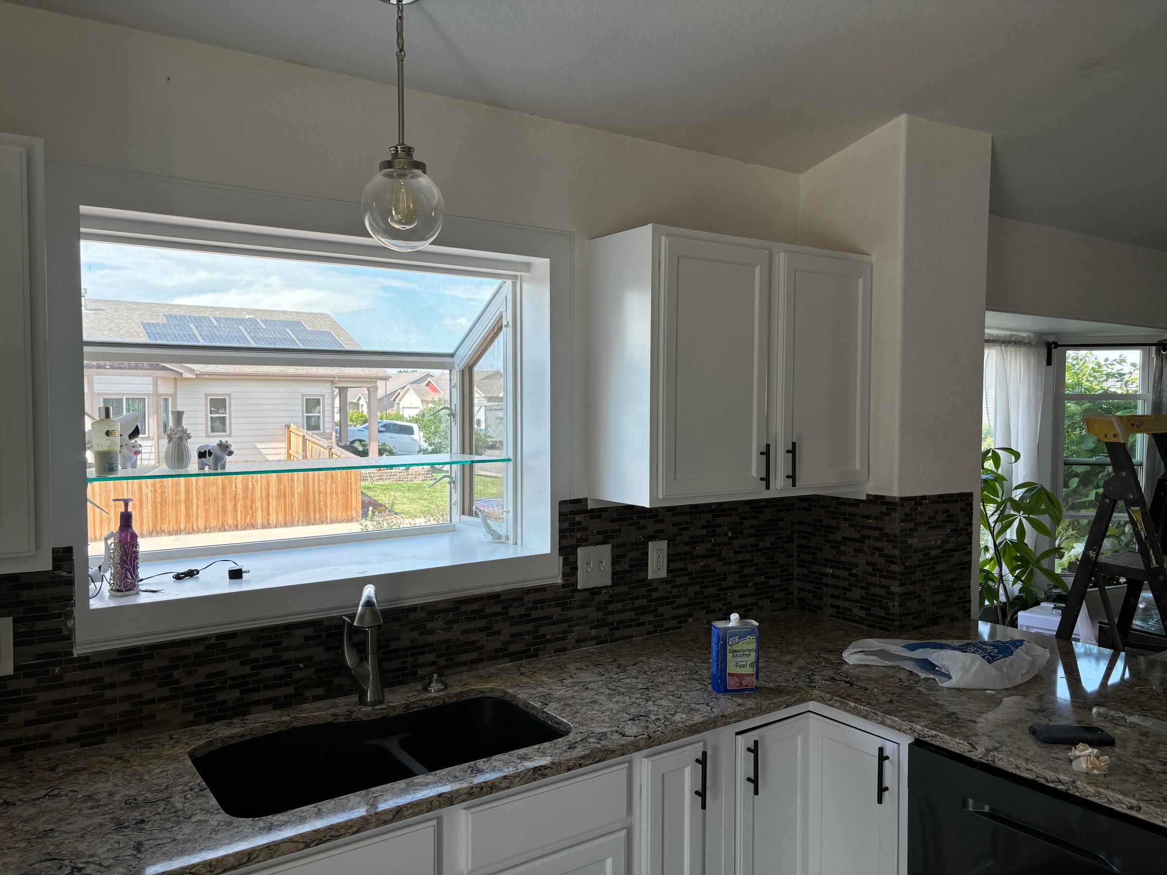 After kitchen cabinets 