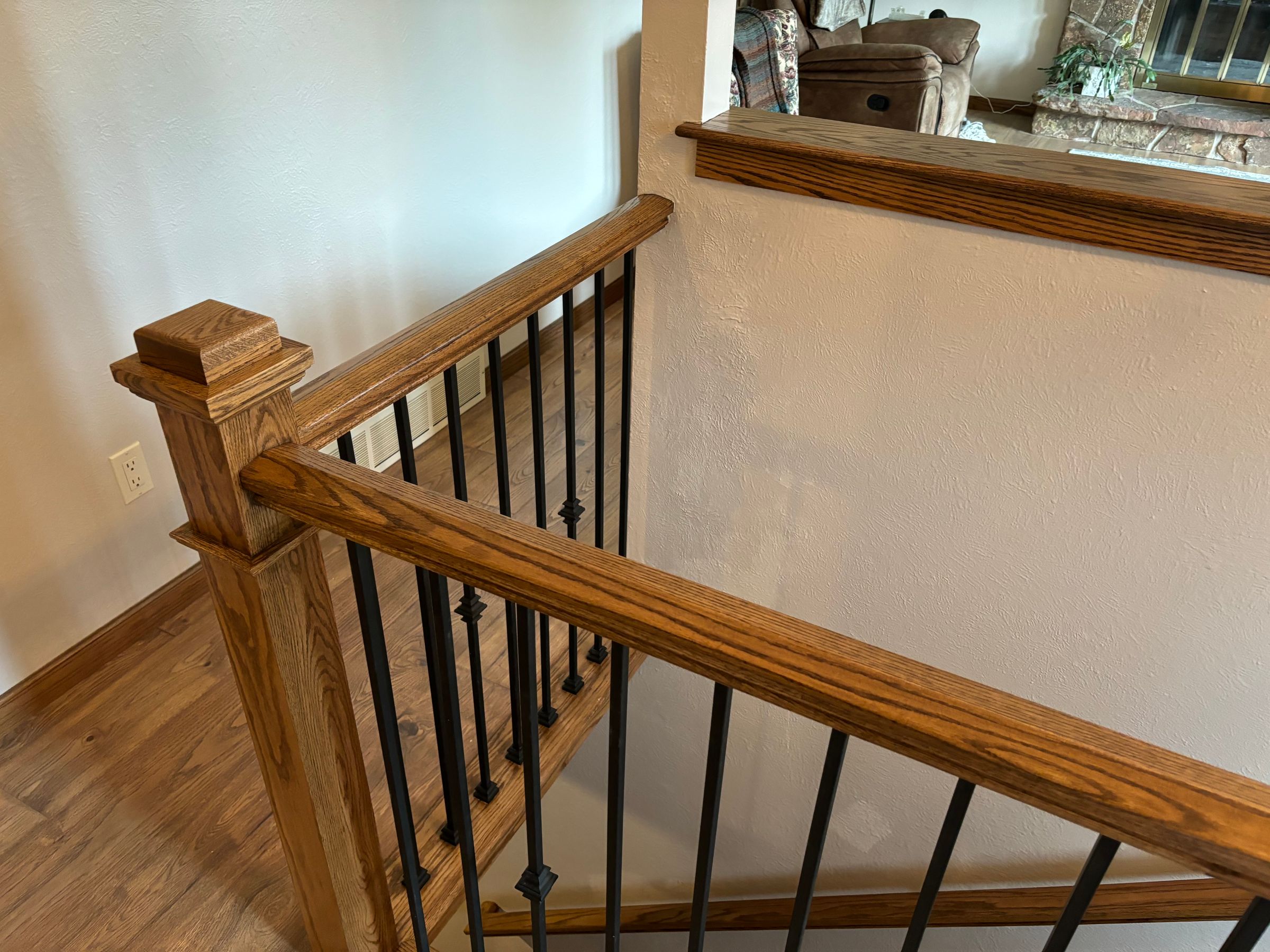 New wood, after stain and lacquer 