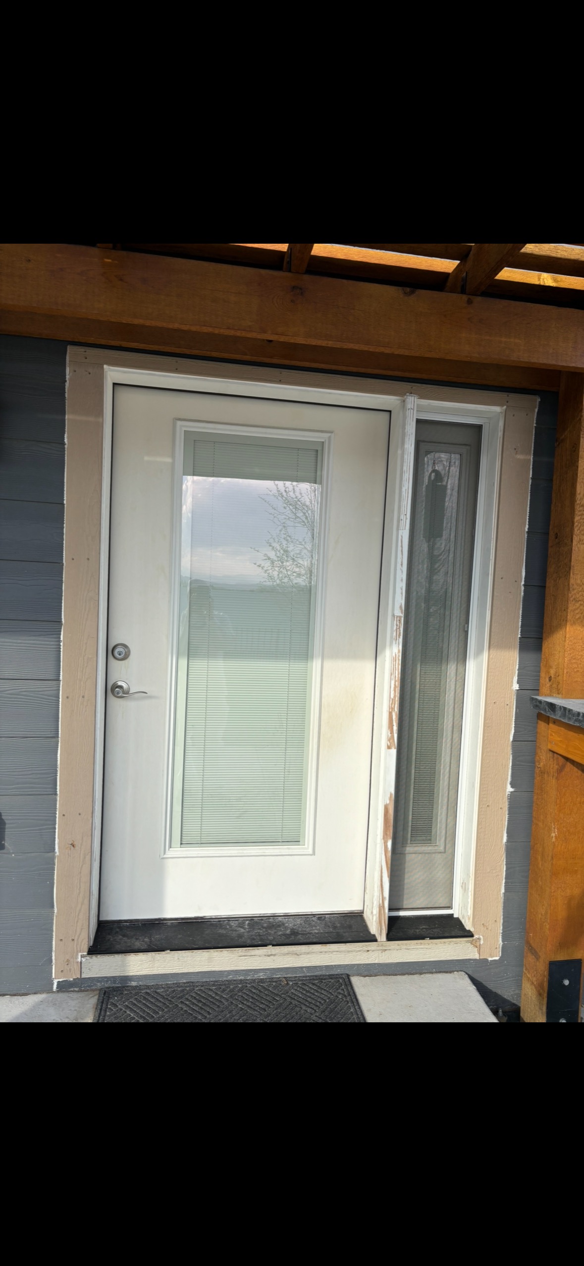 Exterior Door, before paint