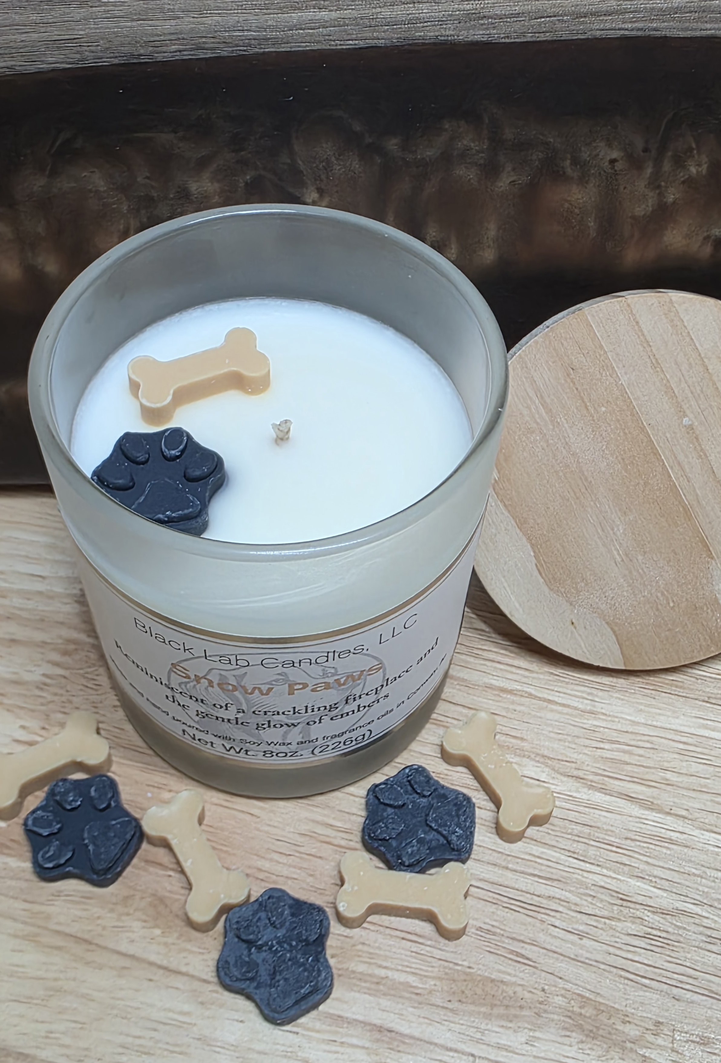 Snow Paws fireplace cinder scent-pet-friendly 