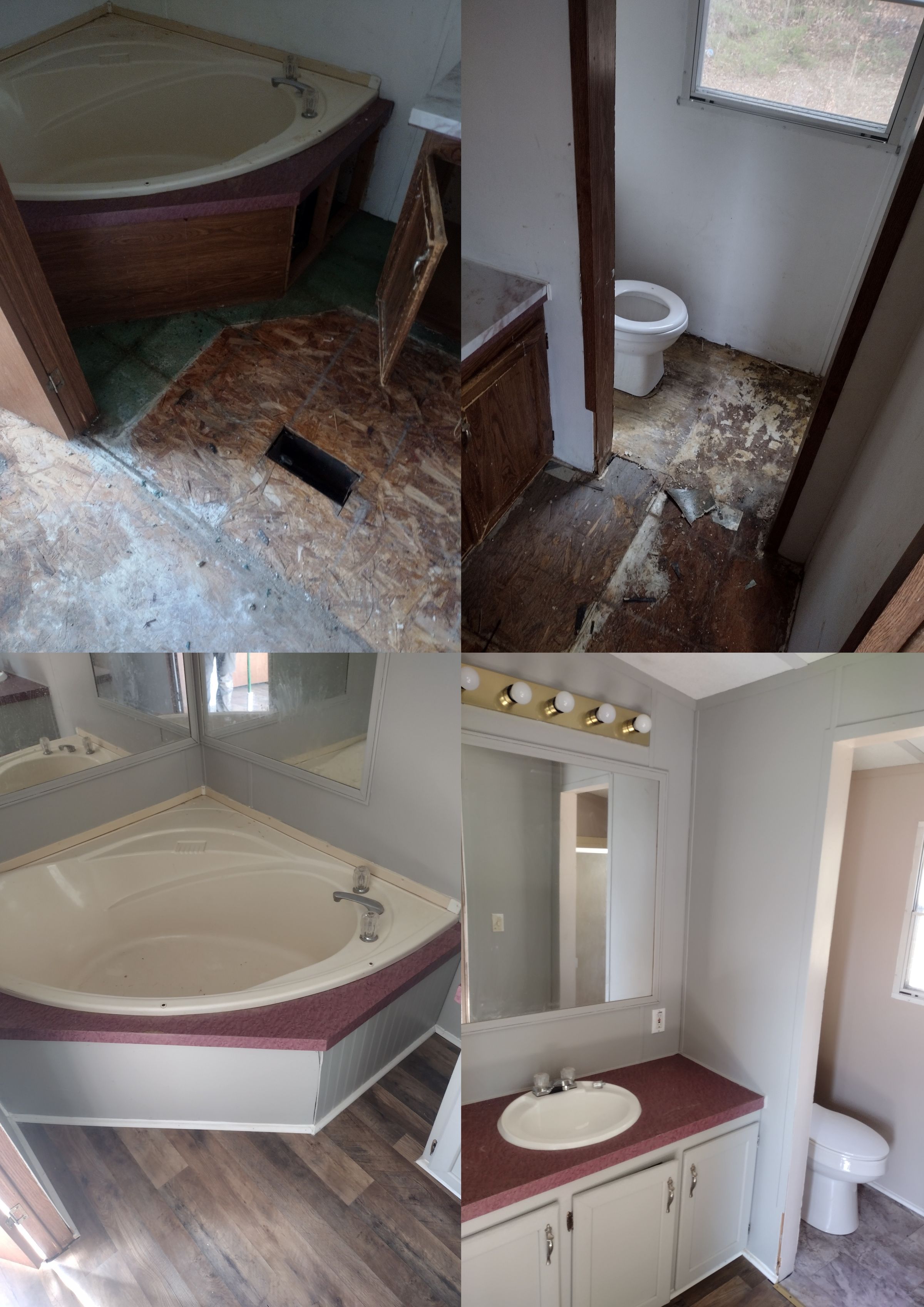bathroom needed alot of TLC and we gave it exactly that