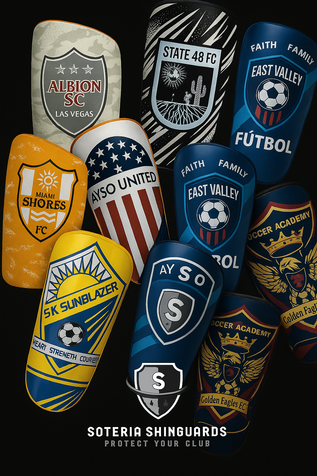Custom Soccer Shinguards for Youth & Club Teams's image