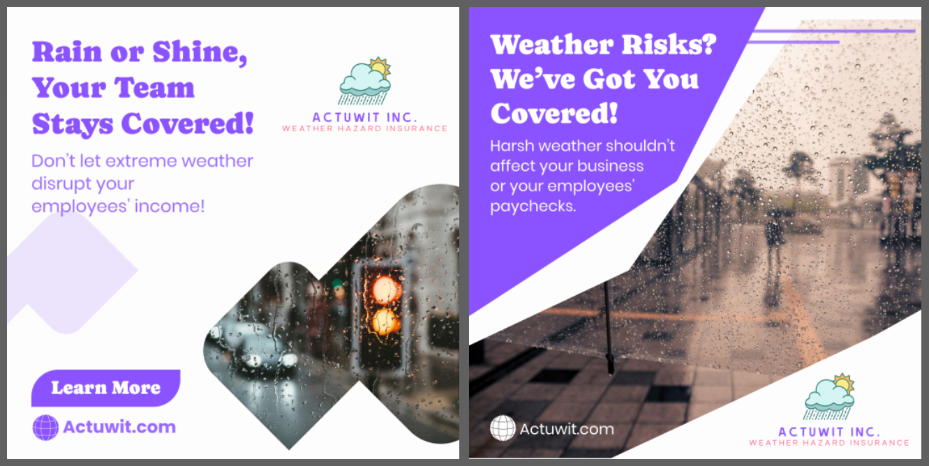 Actuwit Weather Hazard Pay Insurance's image