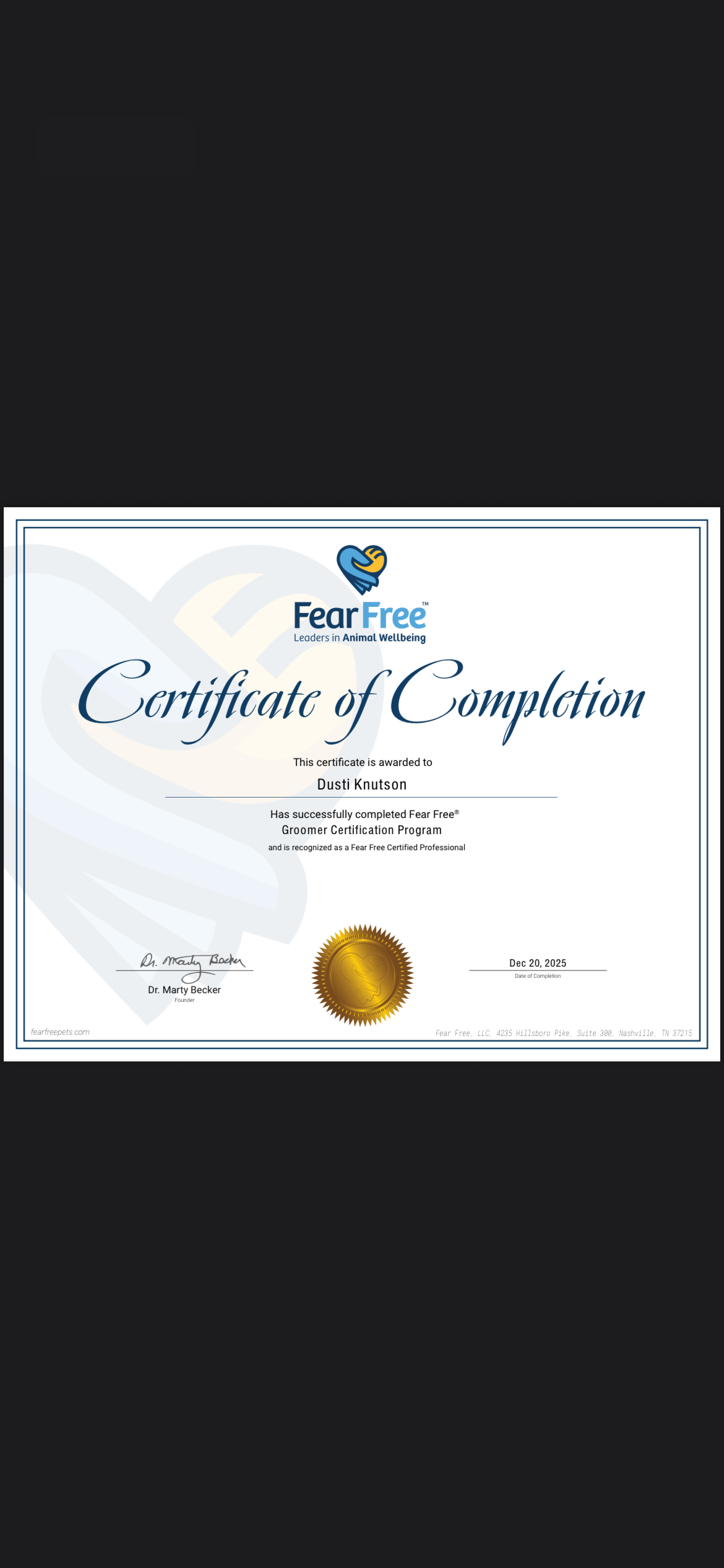 DUSTI’S SPAW's image