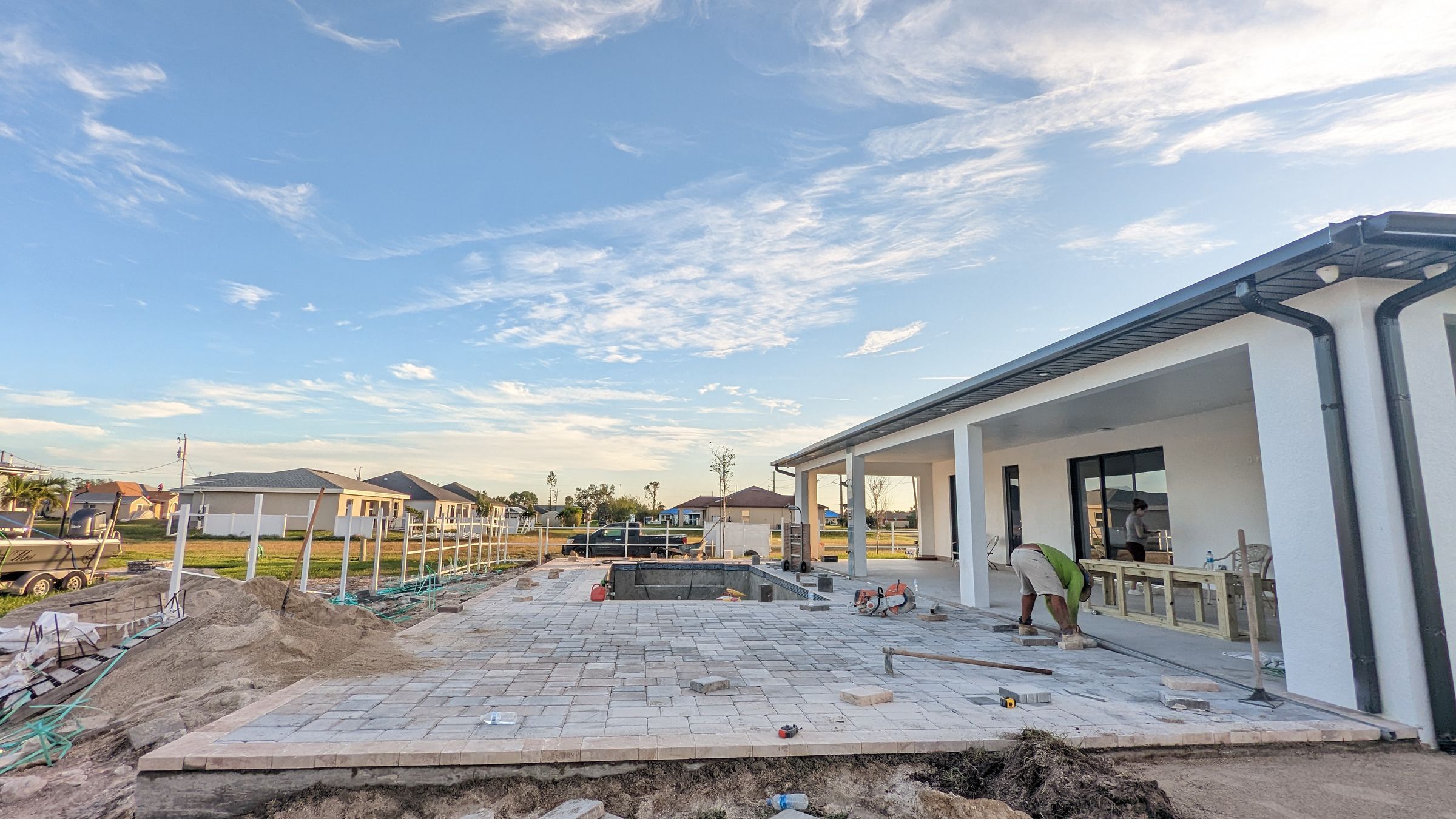 Pool deck 