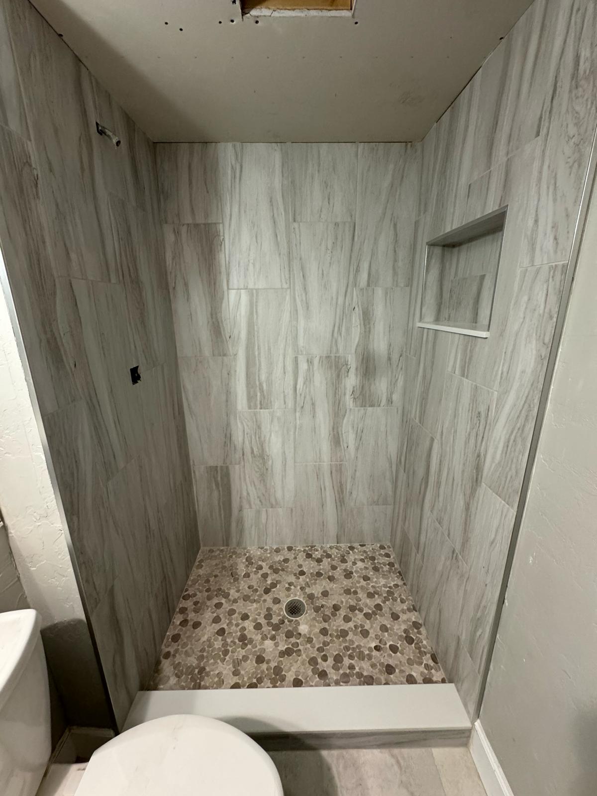 shower finish