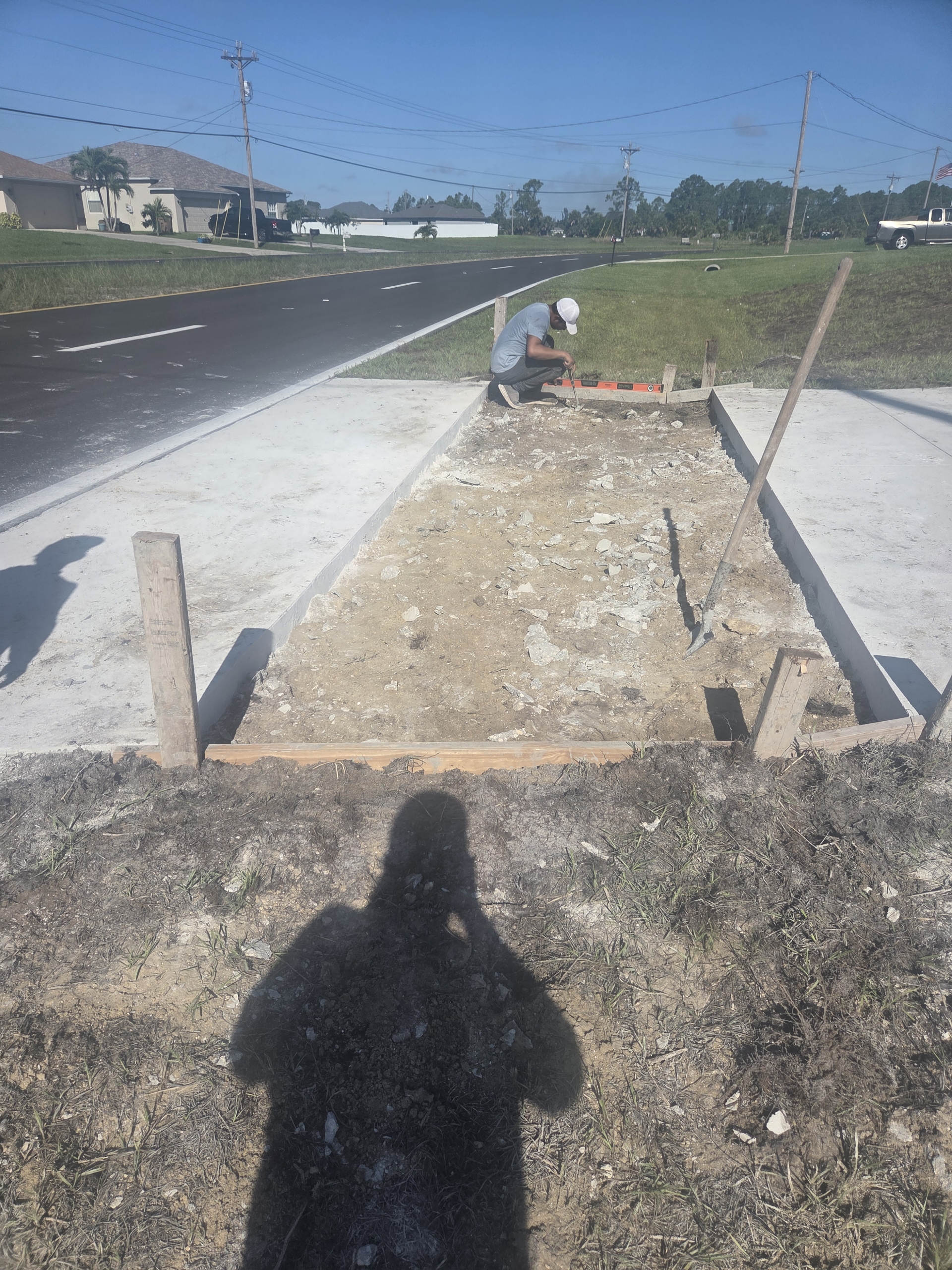Fixing a driveway