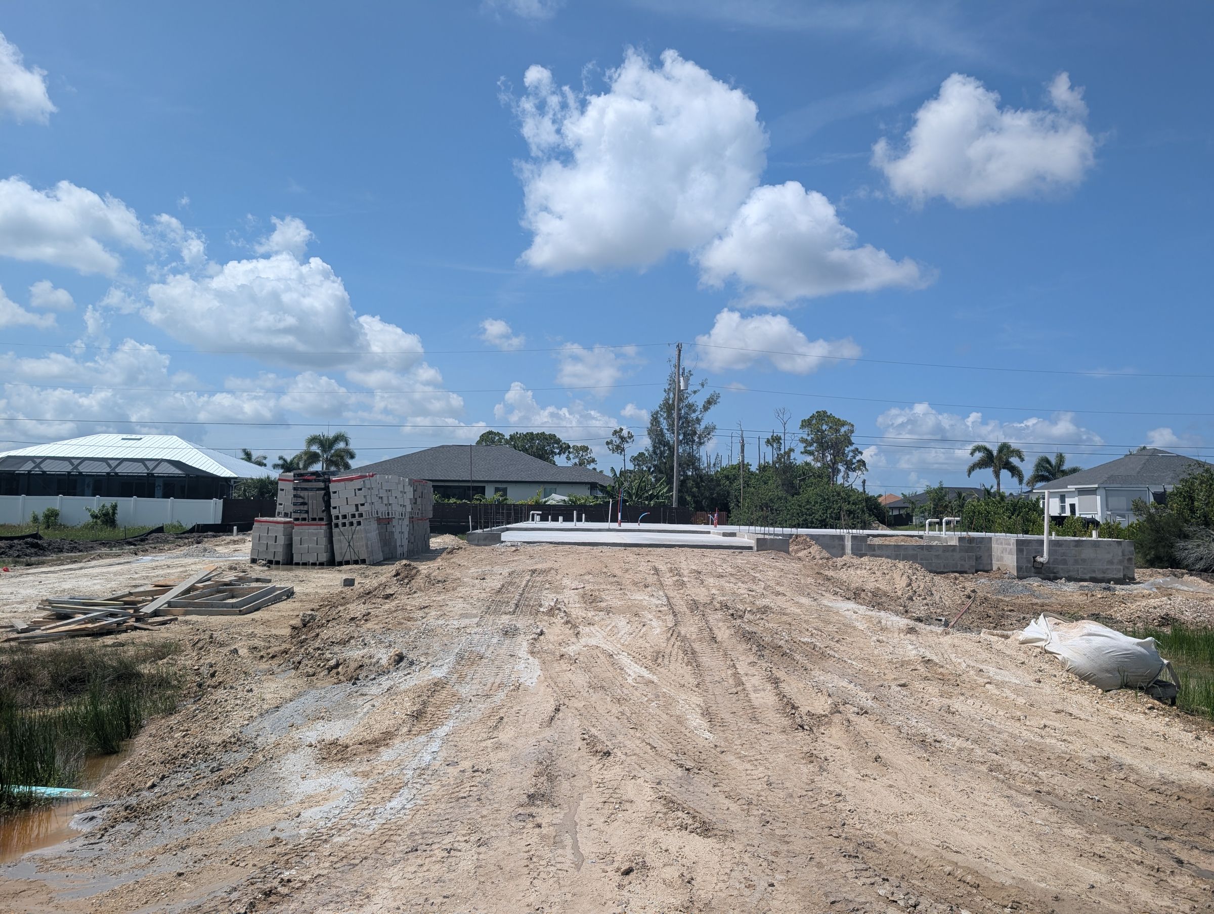 New construction house with pool coming up for sale soon 